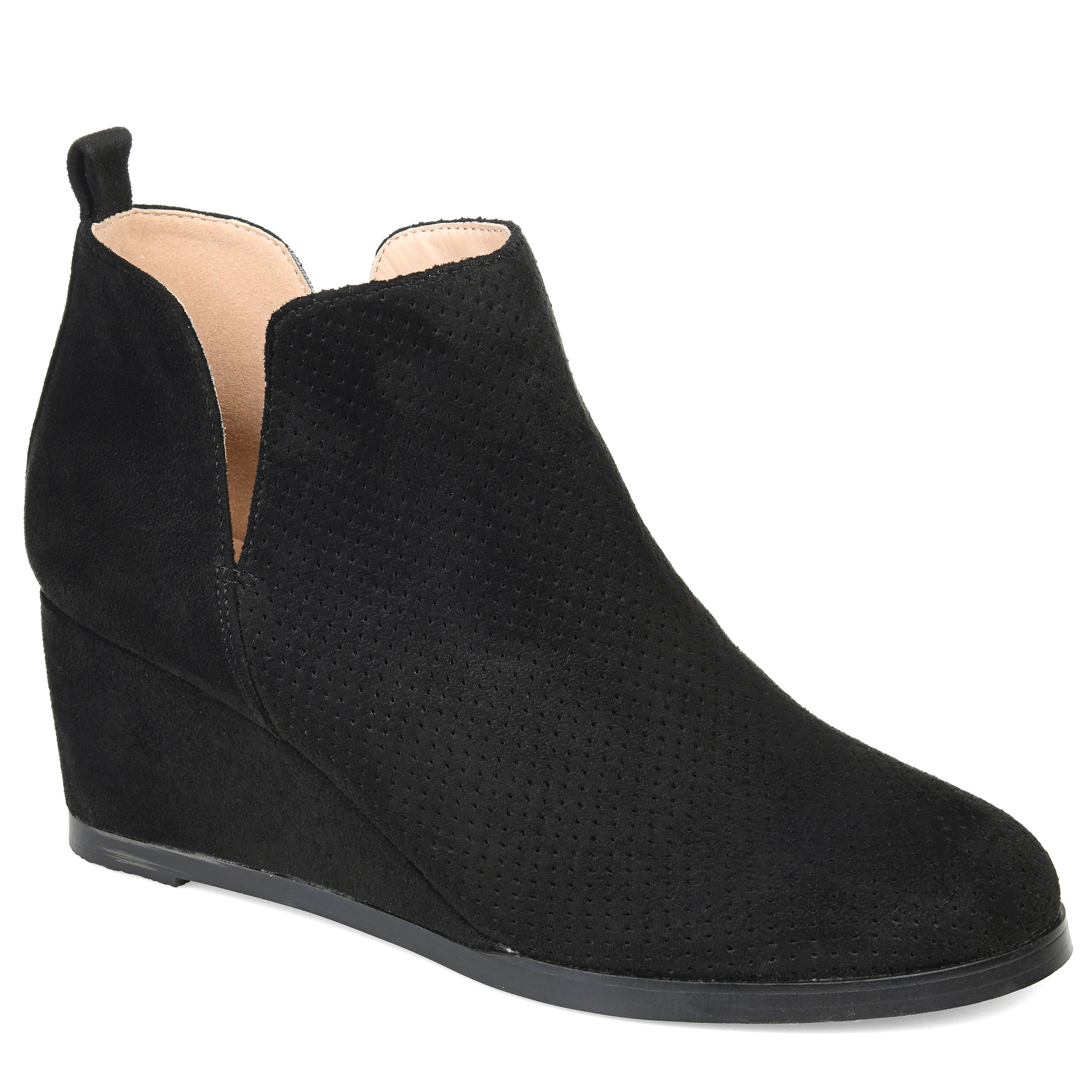 journee collection wedge booties