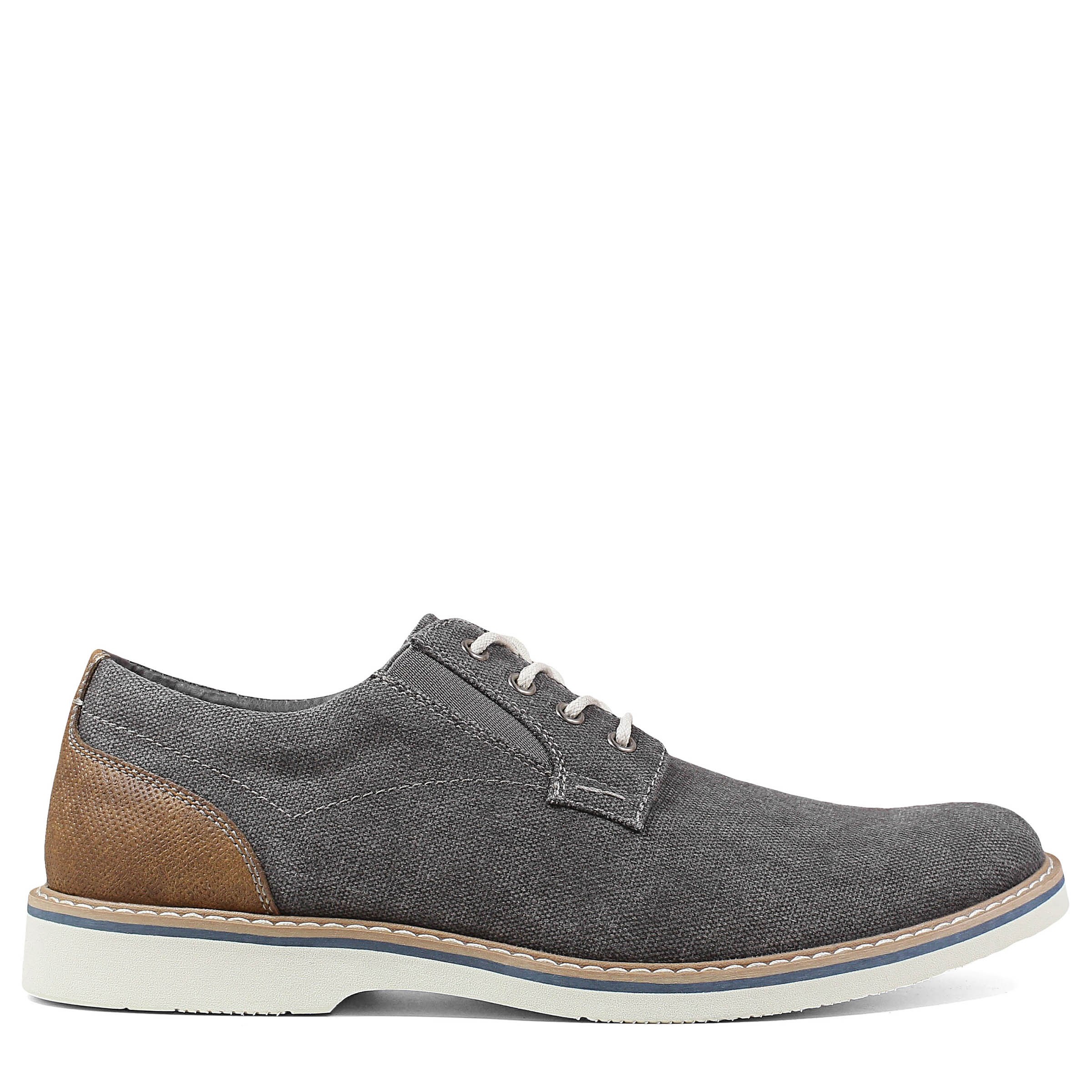 Nunn Bush Barklay Canvas Plain Toe 8 Men's Dark Blue