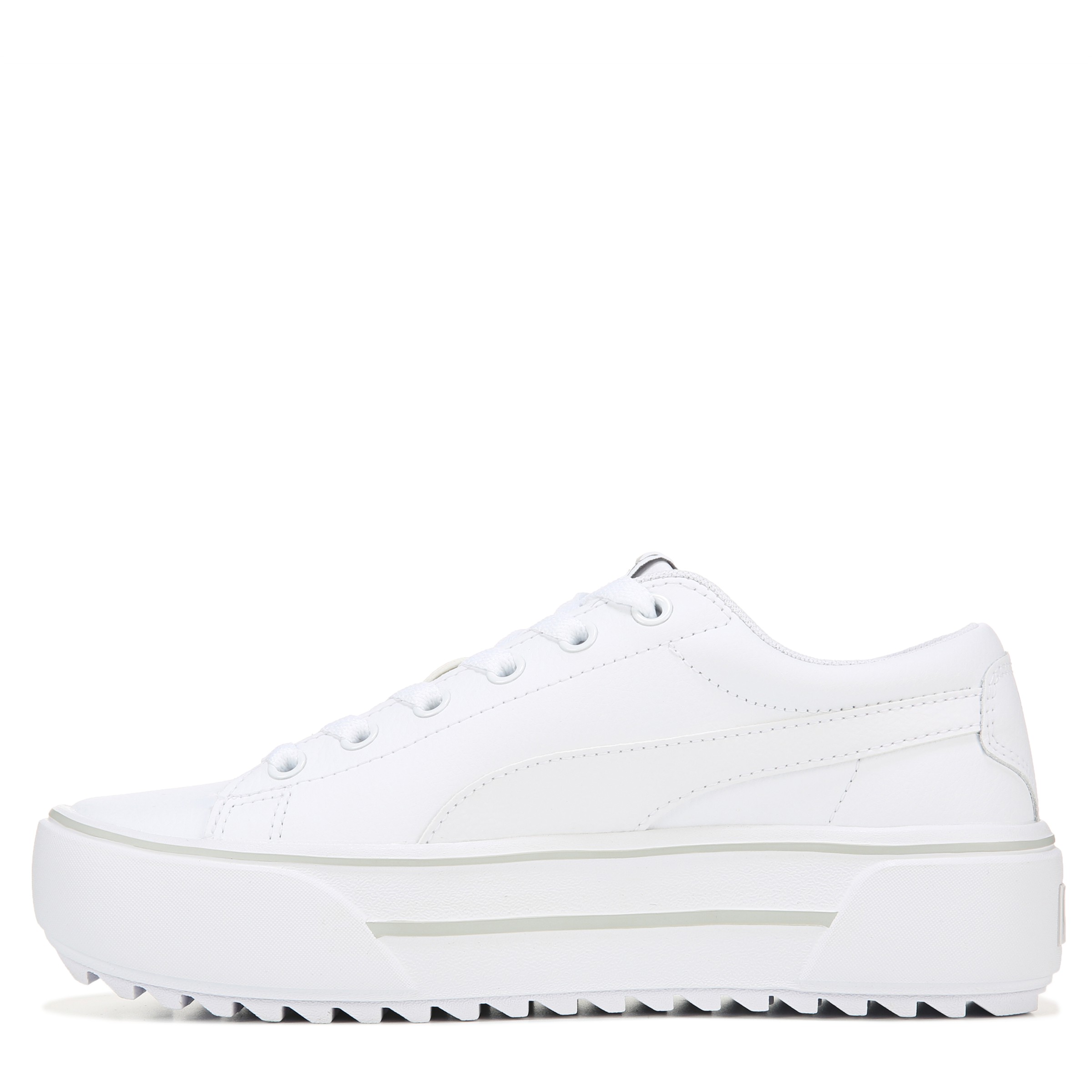 puma platform white sneakers