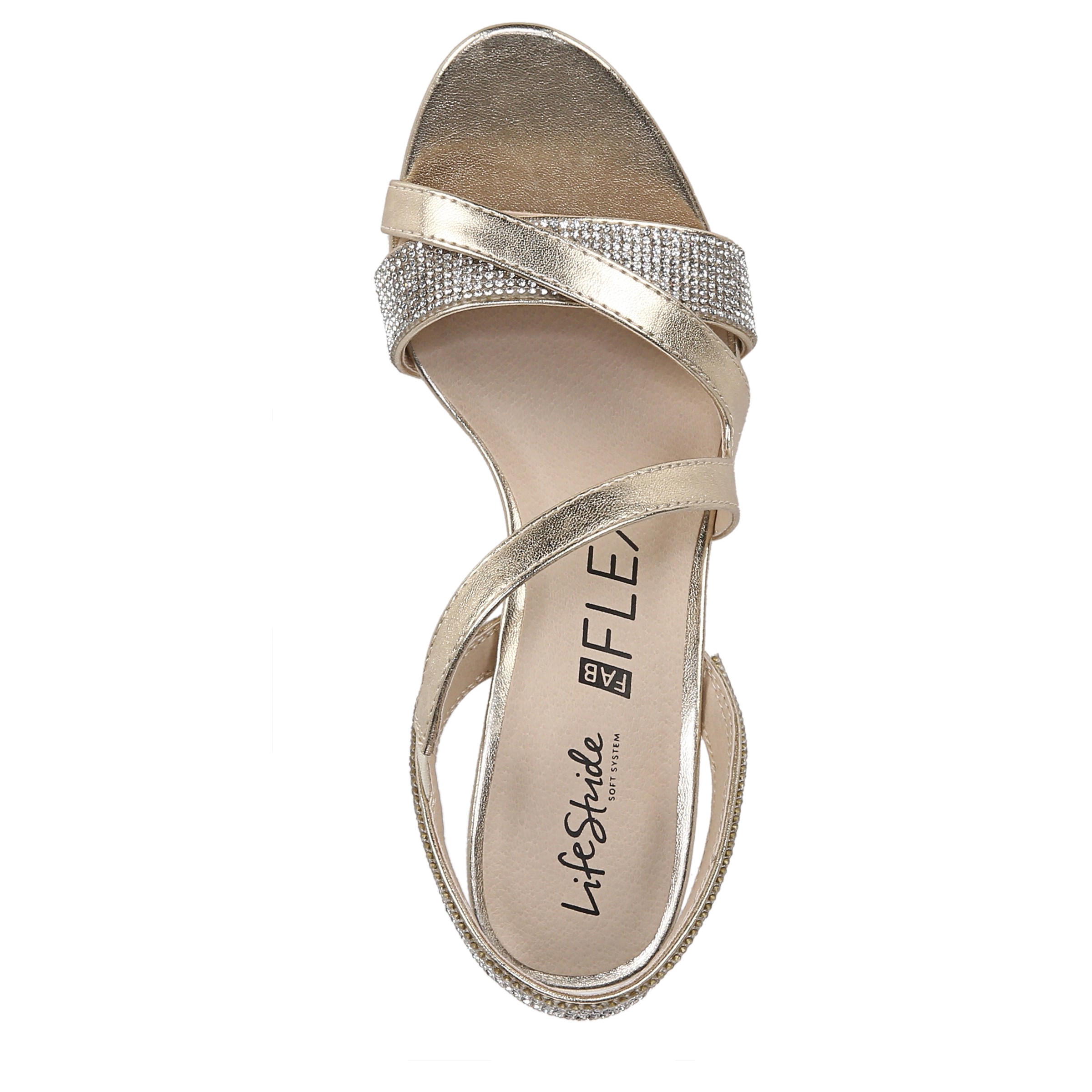 Lifestride cheap silver sandals