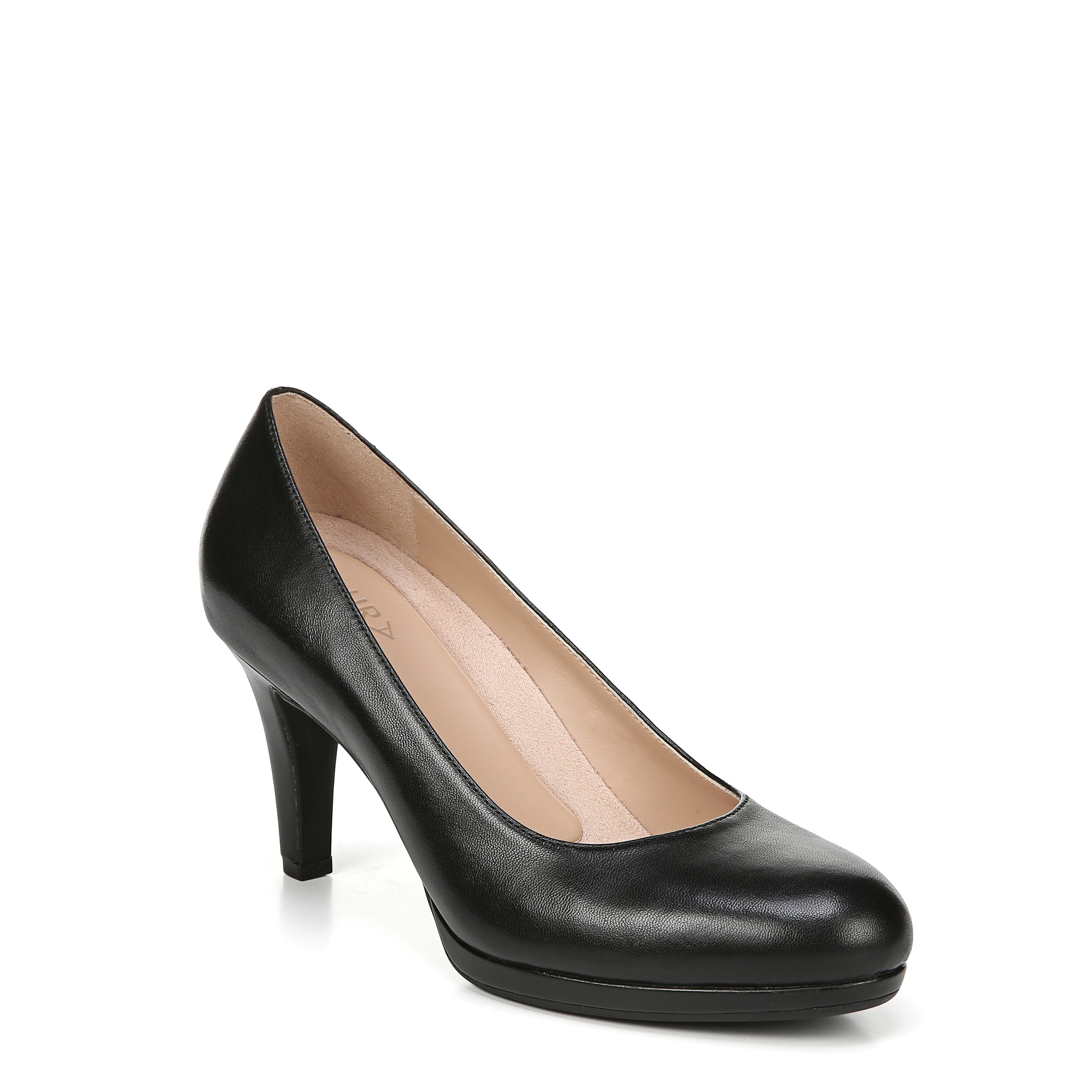 Naturalizer michelle pumps black hot sale suede