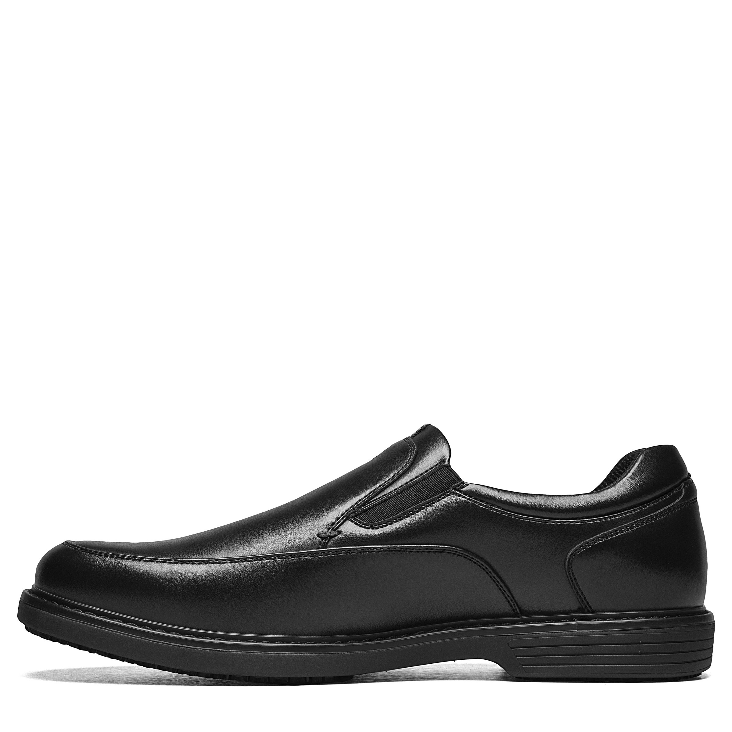 Nunn Bush Men's Wade Medium/Wide Slip Resistant Moc Toe Slip On