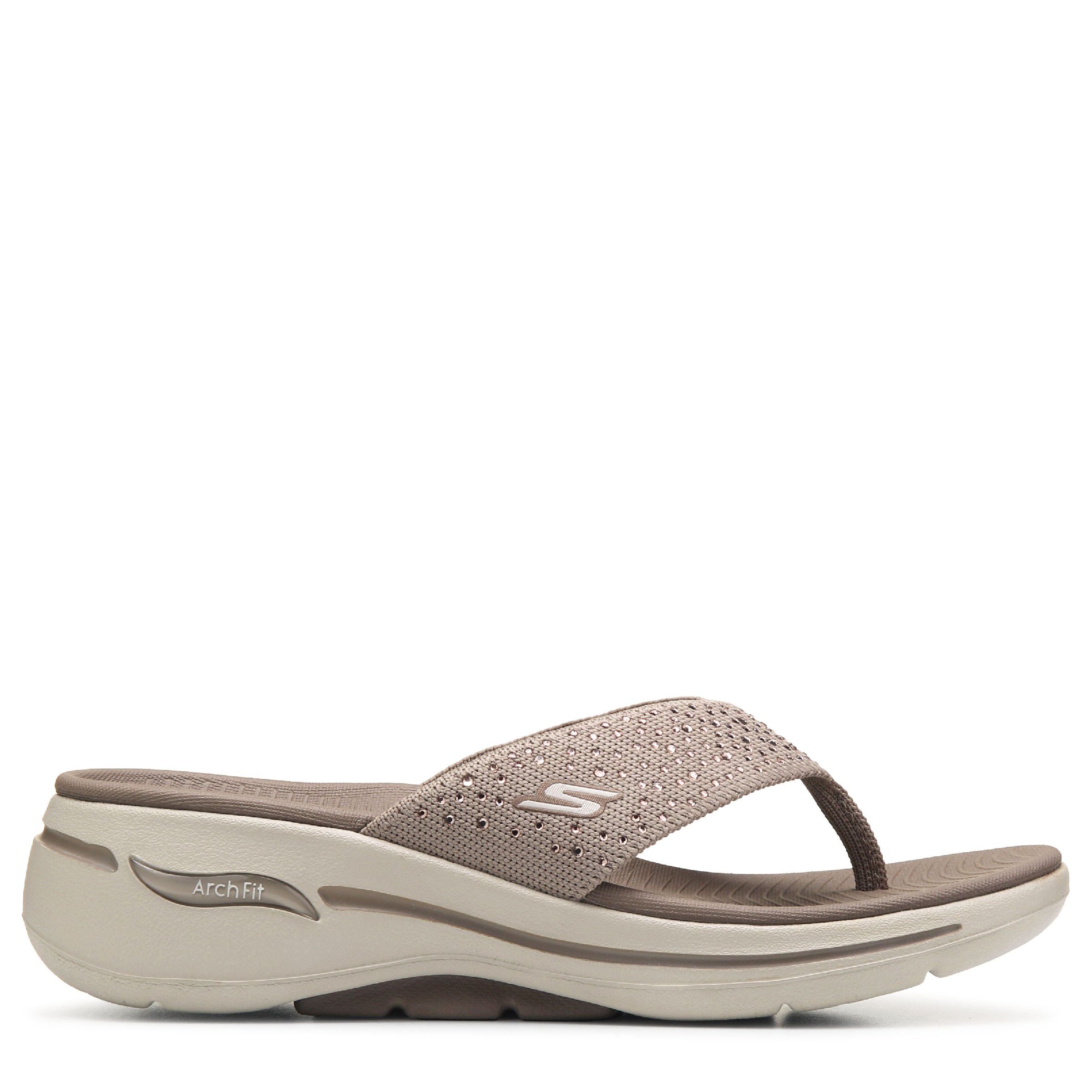 Women's Go Walk Arch Fit Dazzle Flip Flop Sandal