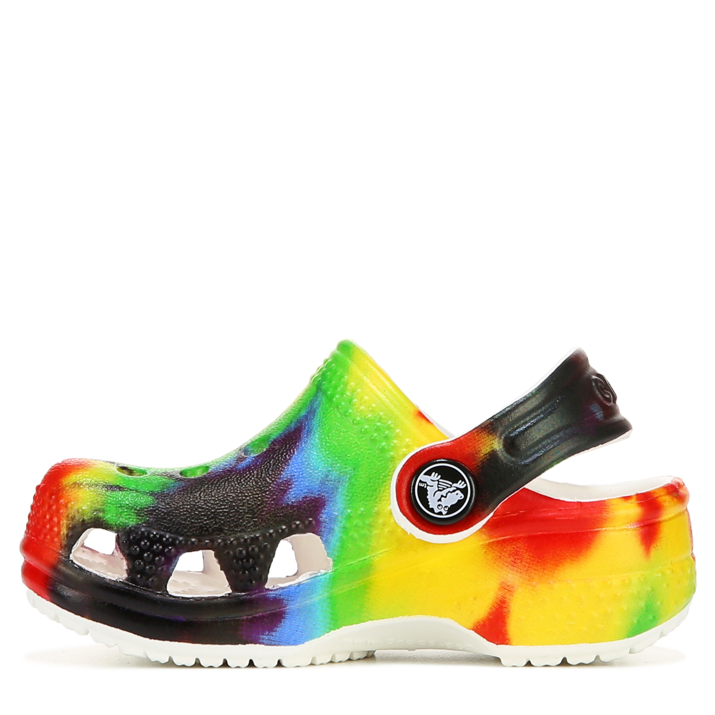 famous footwear tie dye crocs