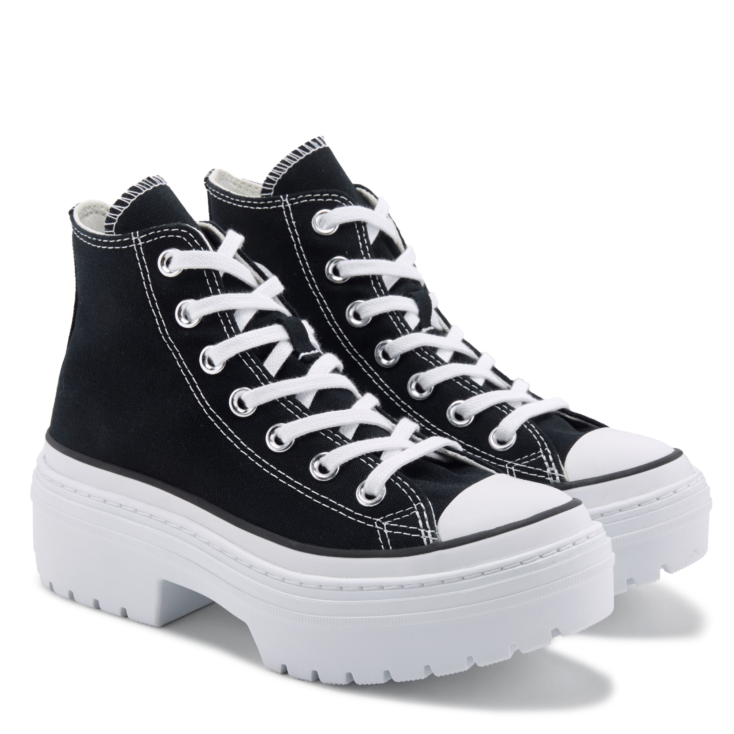 Converse Chuck Taylor All Star Lugged Heel Women s Platform Shoes Size 8 Black