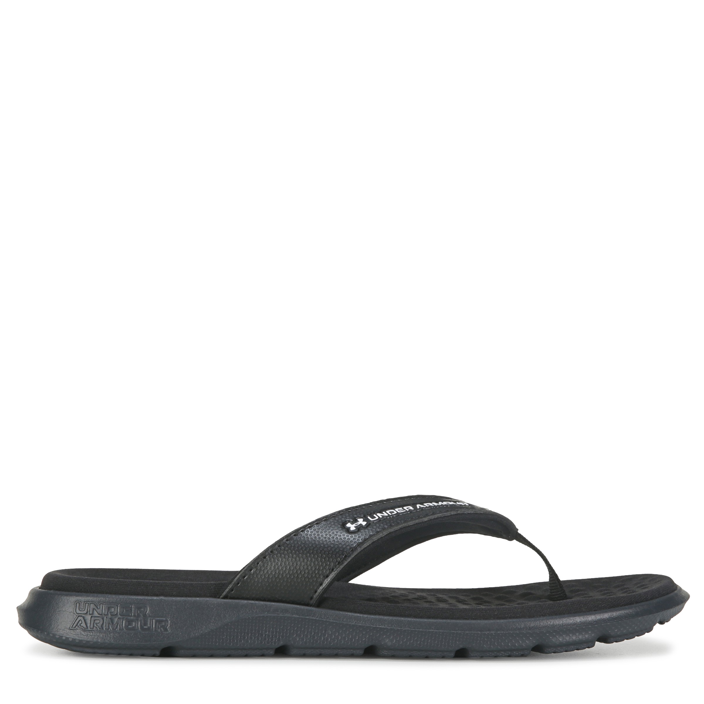 Under Armour Women's Ignite Marbella Flip Flop, (001) Black/Black/White, 6  : : Clothing, Shoes & Accessories