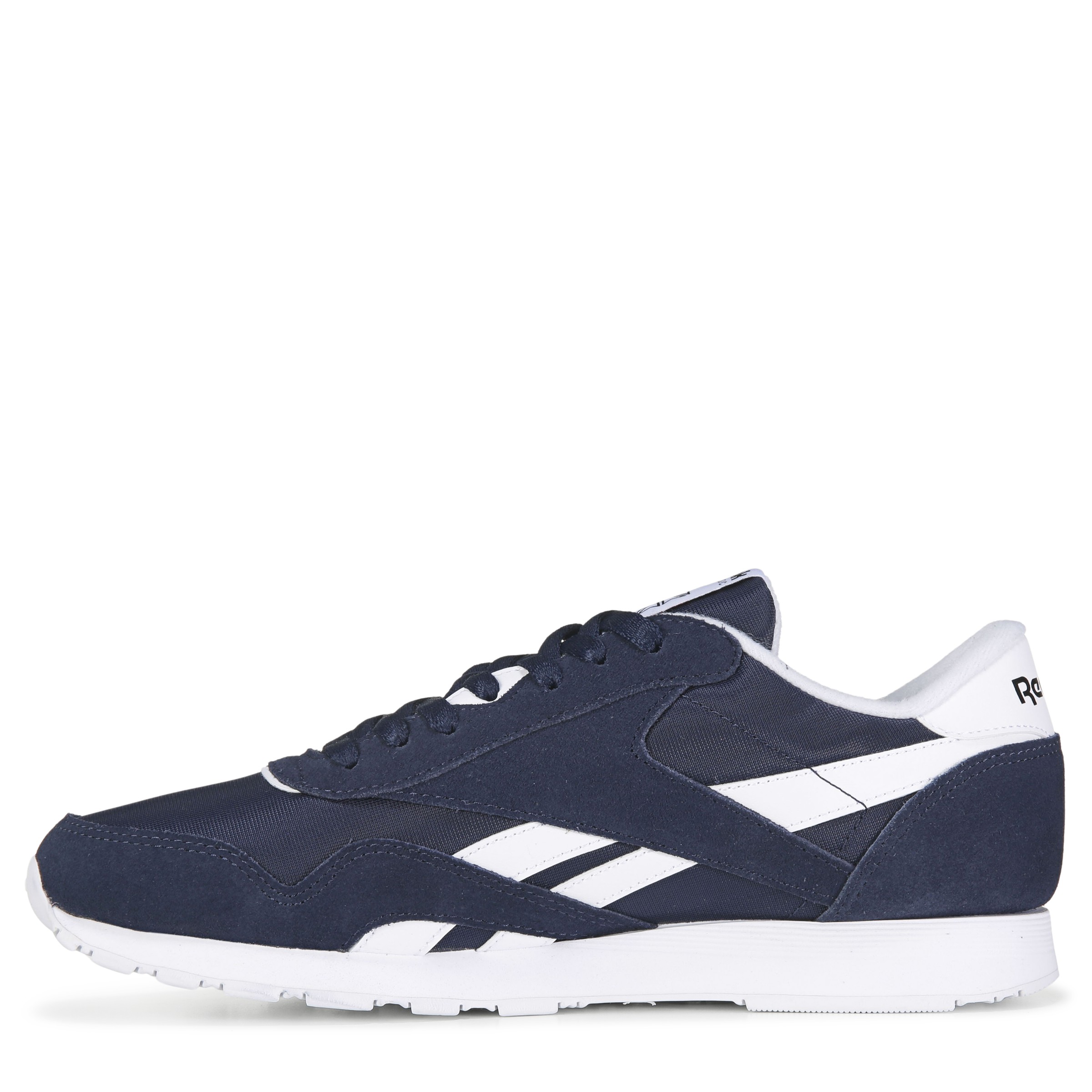 Mens Reebok Classic Athletic Shoe - Navy / White