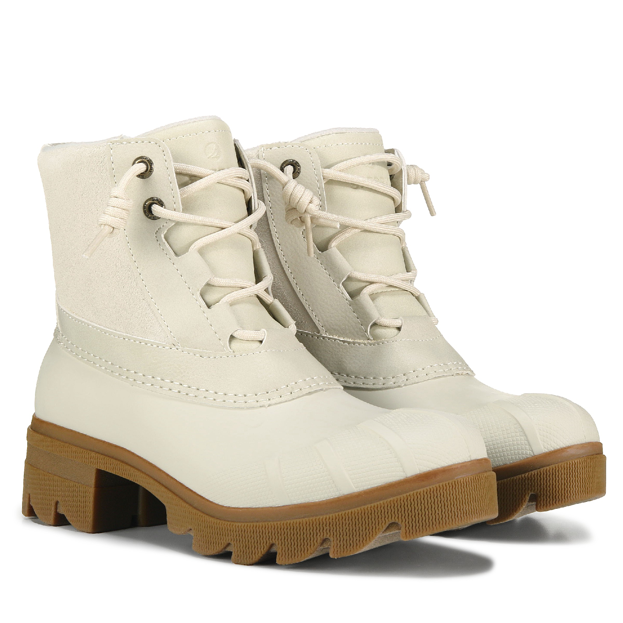 White duck hotsell boots sperry