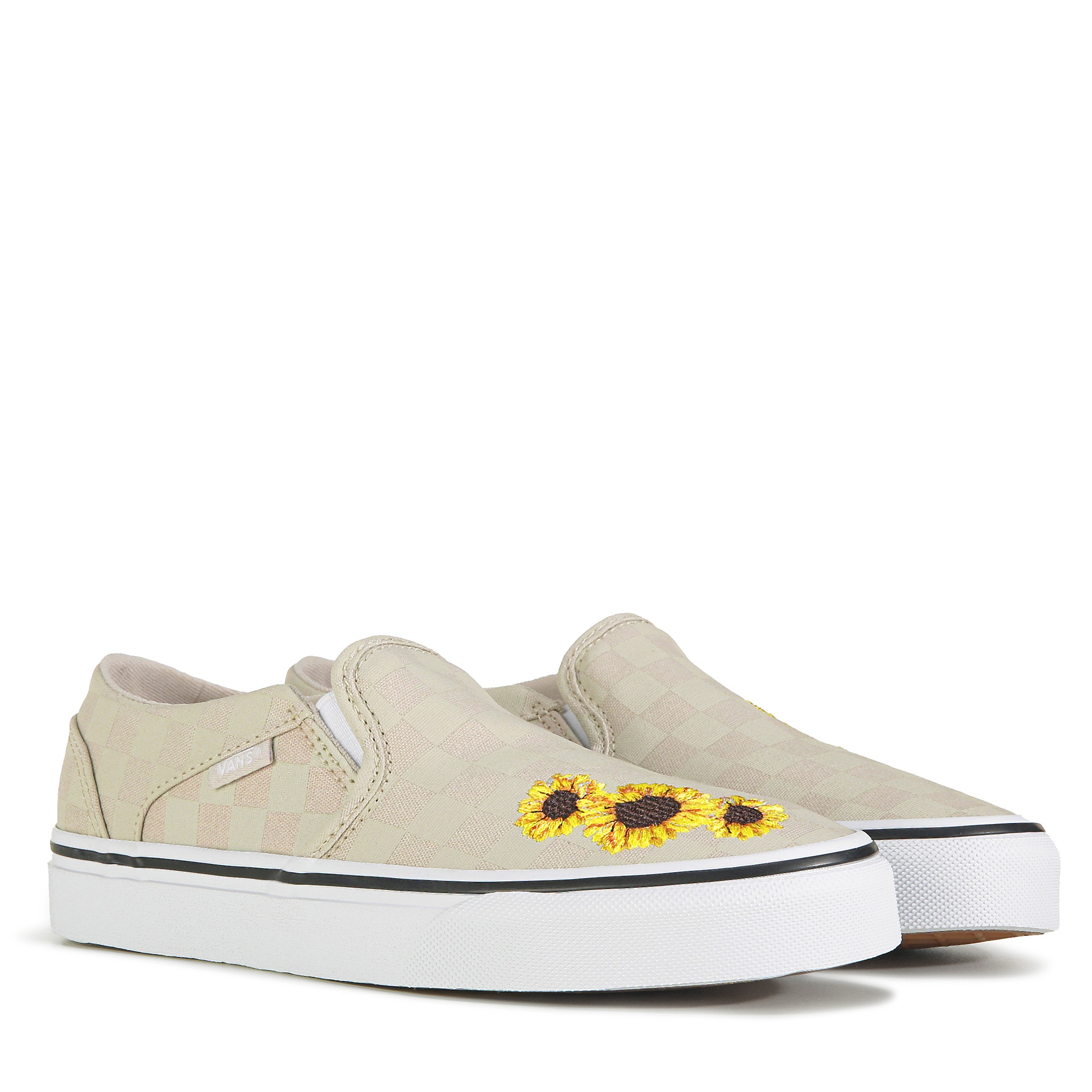 Vans fashion asher womens white