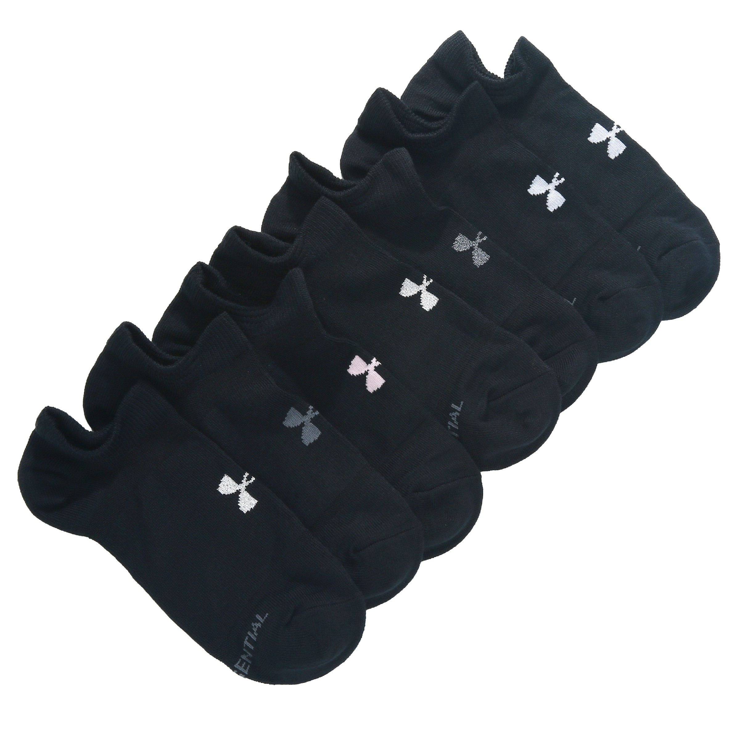Under Armour Women's 6 Pack Essential Low Cut Socks