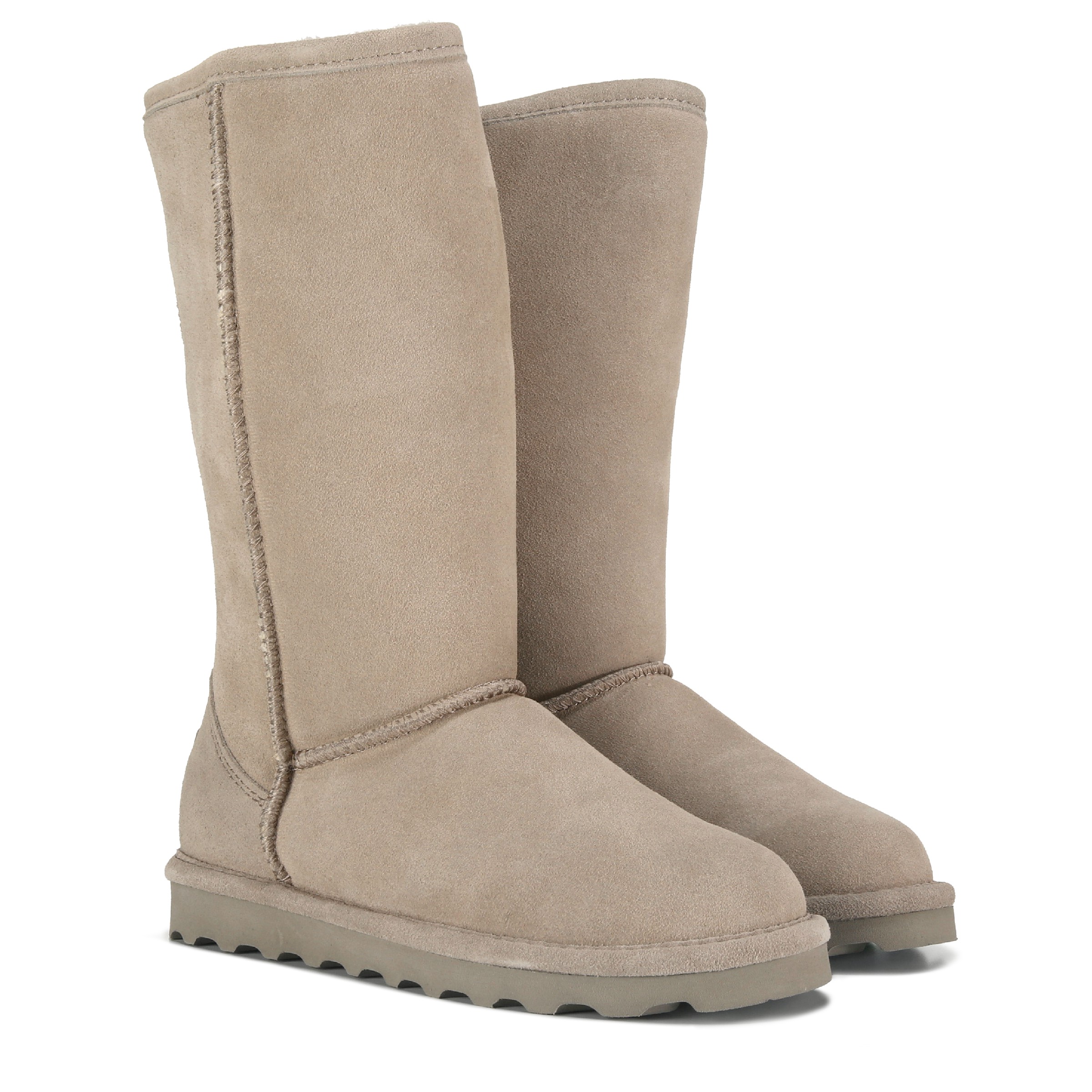 Tall tan shop bearpaw boots