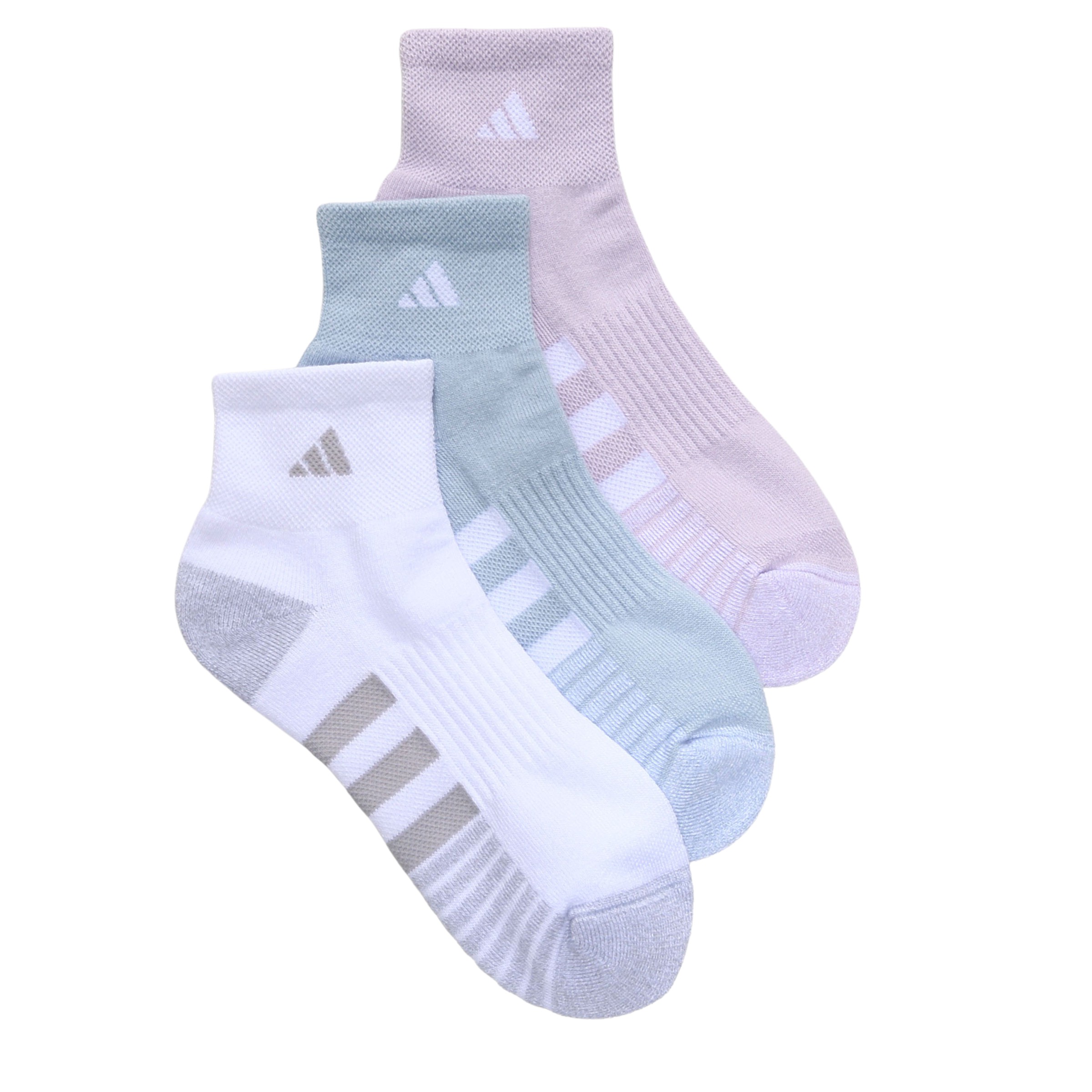 adidas Cushioned Sport 2.0 Women's Quarter Ankle Socks - 3 Pack