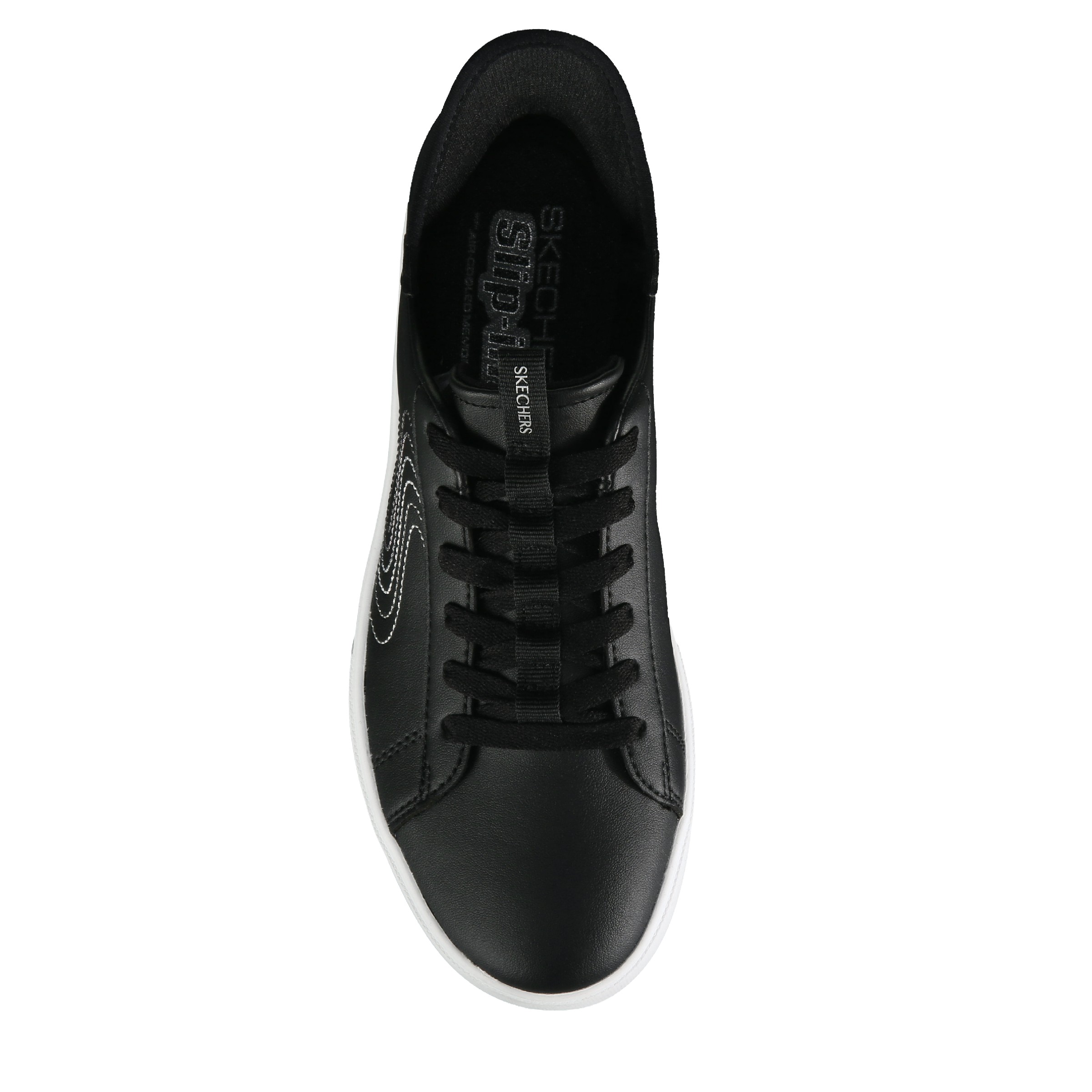 Skechers Skechers women high top sneakers in black fabric