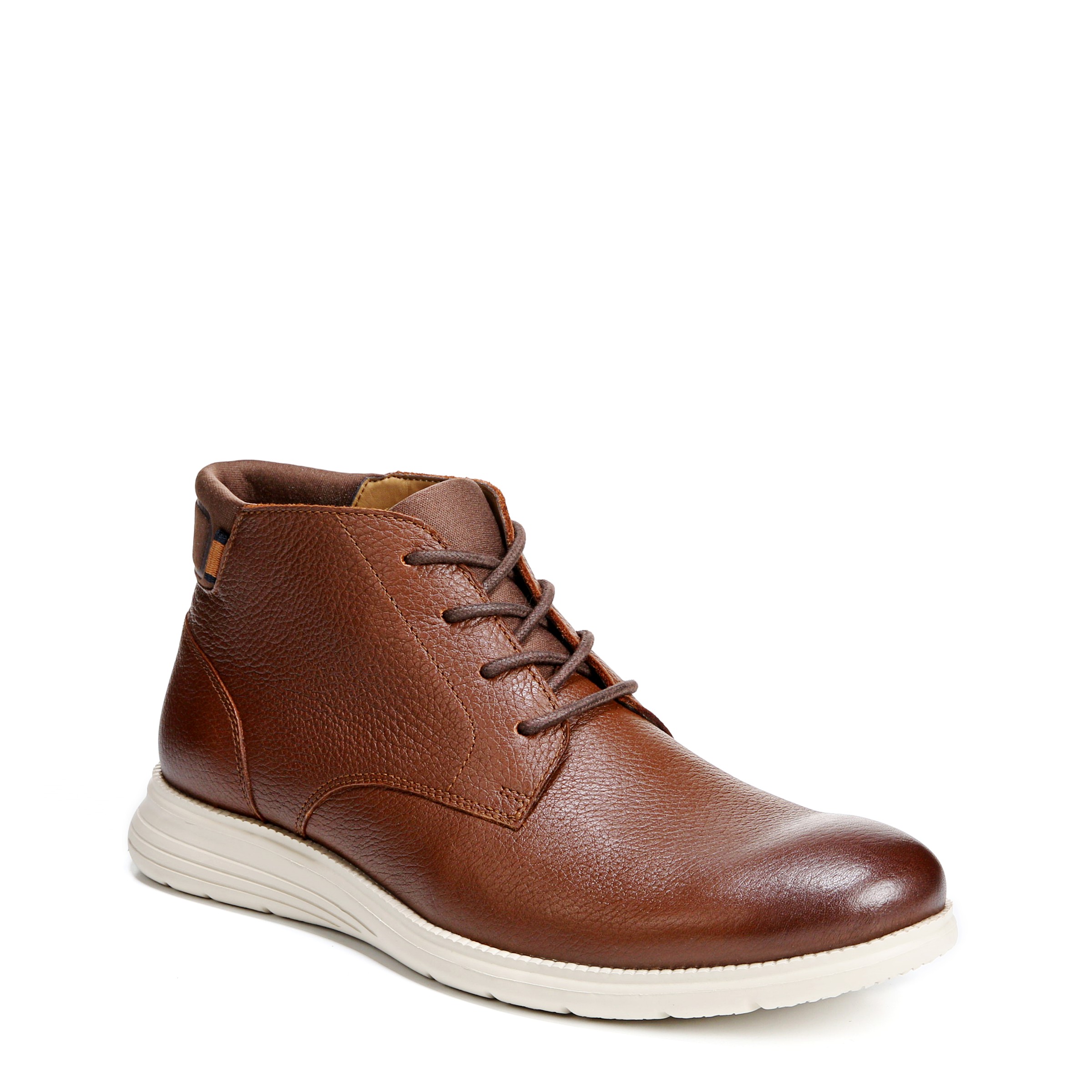 Dr. Scholl's Tracker Men's Leather Ankle Boots, Size: 10.5, Brown