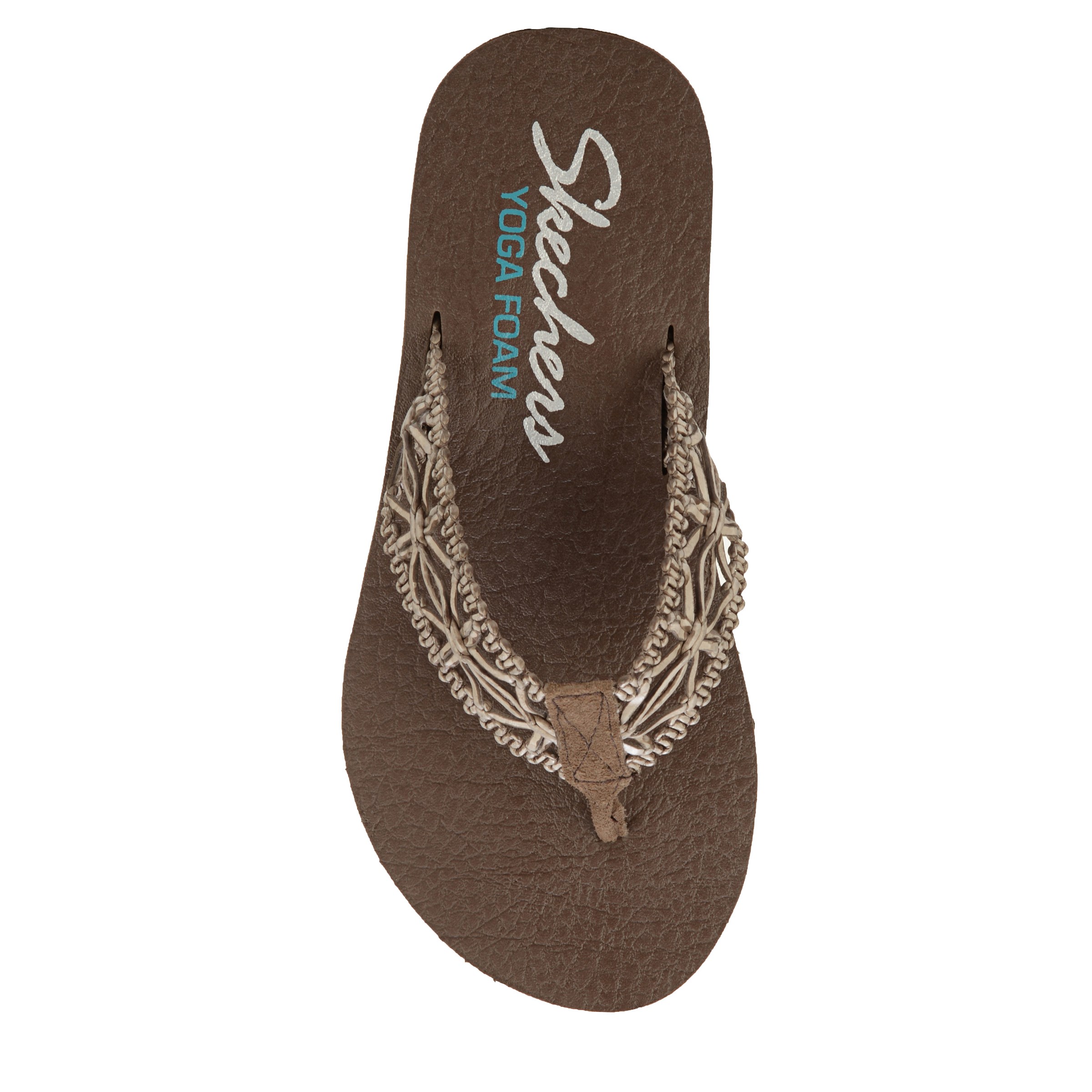 Buy Skechers Women's MEDITATION - DANCING Grey Thong Sandals for