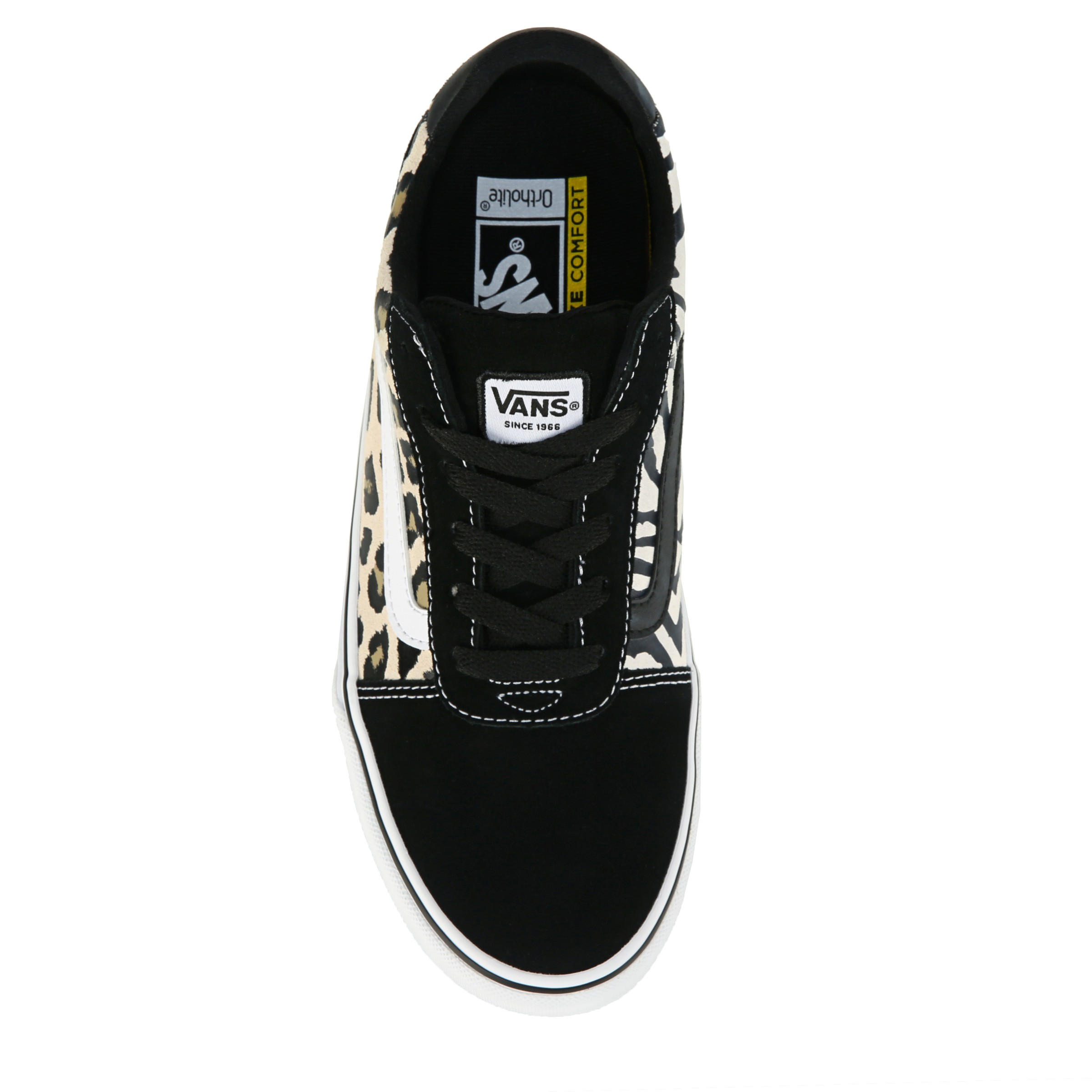 vans ward dx women's skate shoes leopard