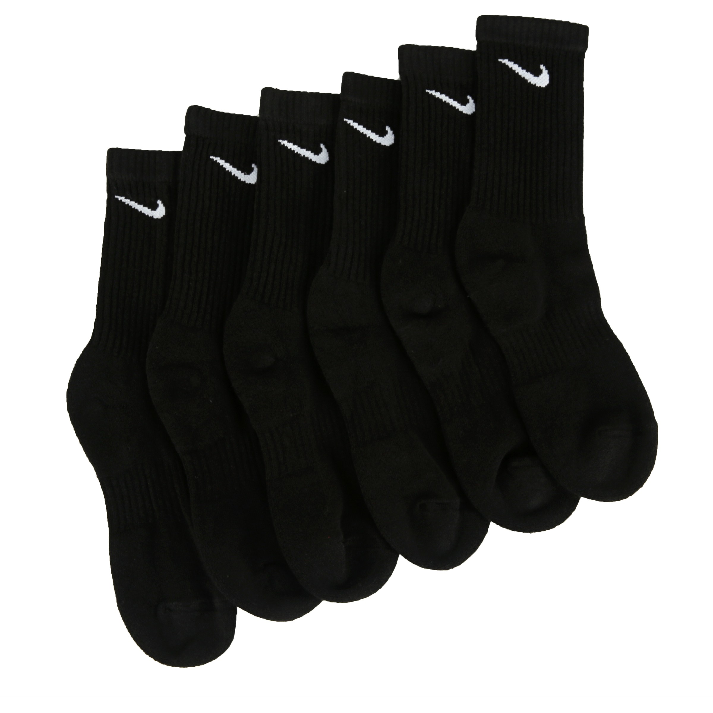 Nike 6 Pack Medium Everyday Cushioned Crew Socks | Footwear