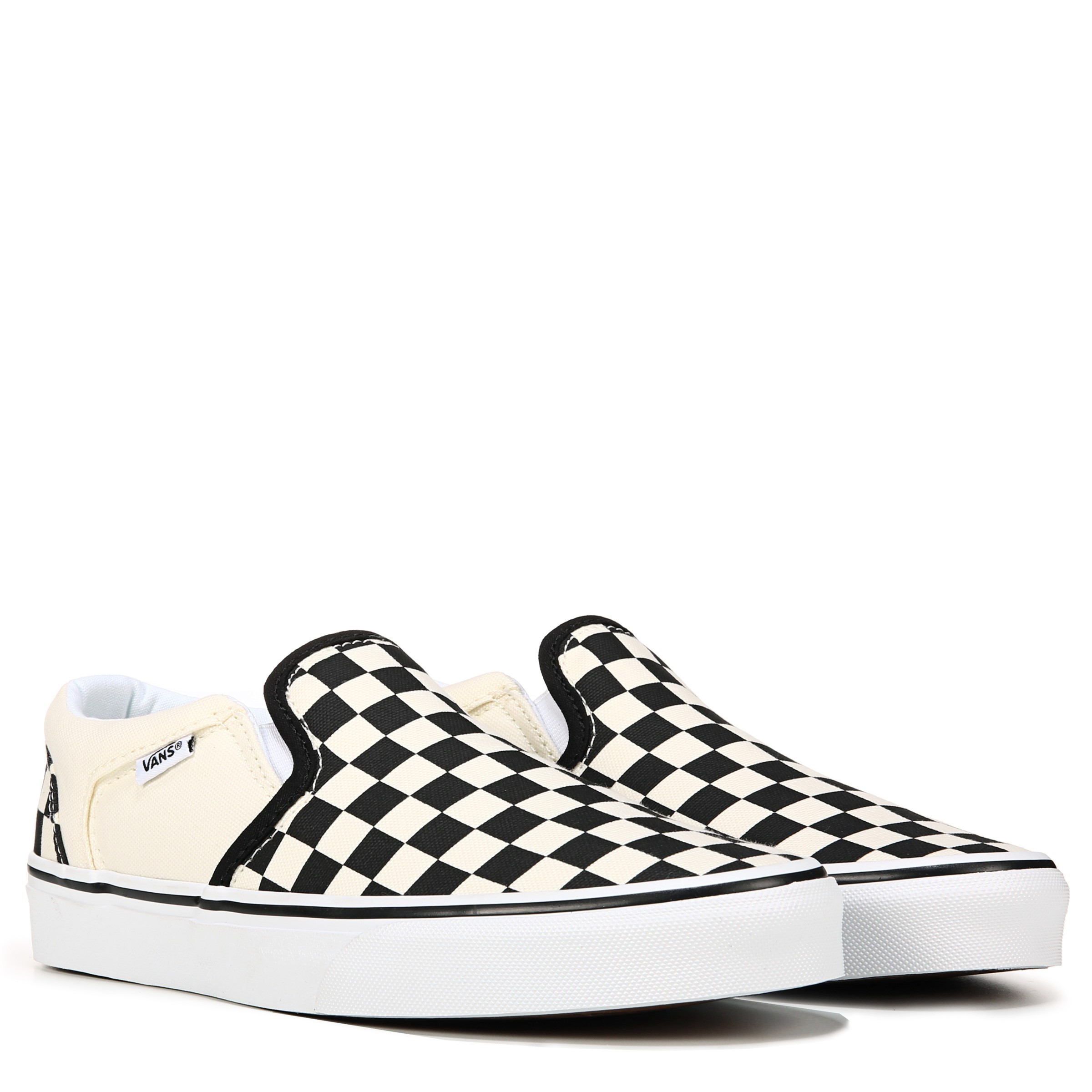 black slip on vans famous footwear