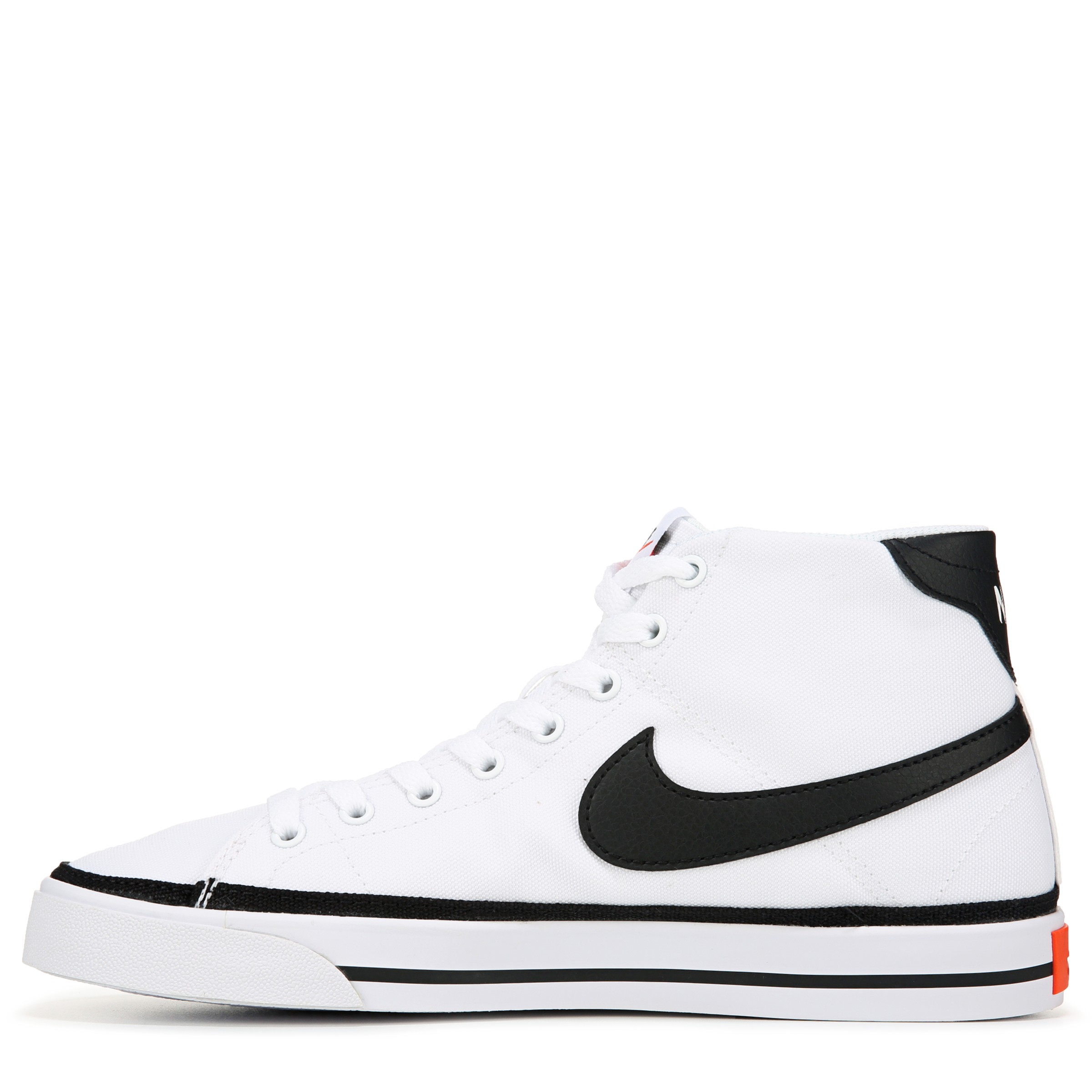 Nike Women's Court Legacy Mid Canvas Sneaker White, Sneakers and 