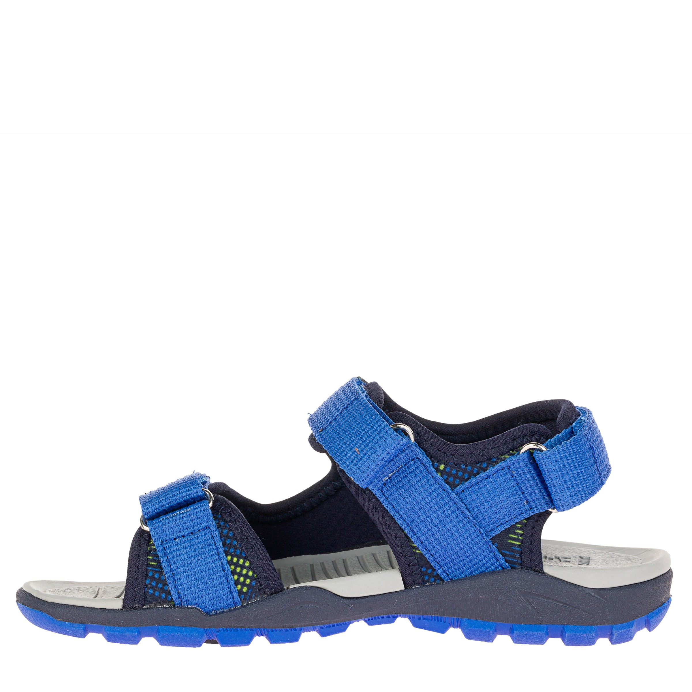 Blue Mesh Knitted Slide Sandals - CHARLES & KEITH US