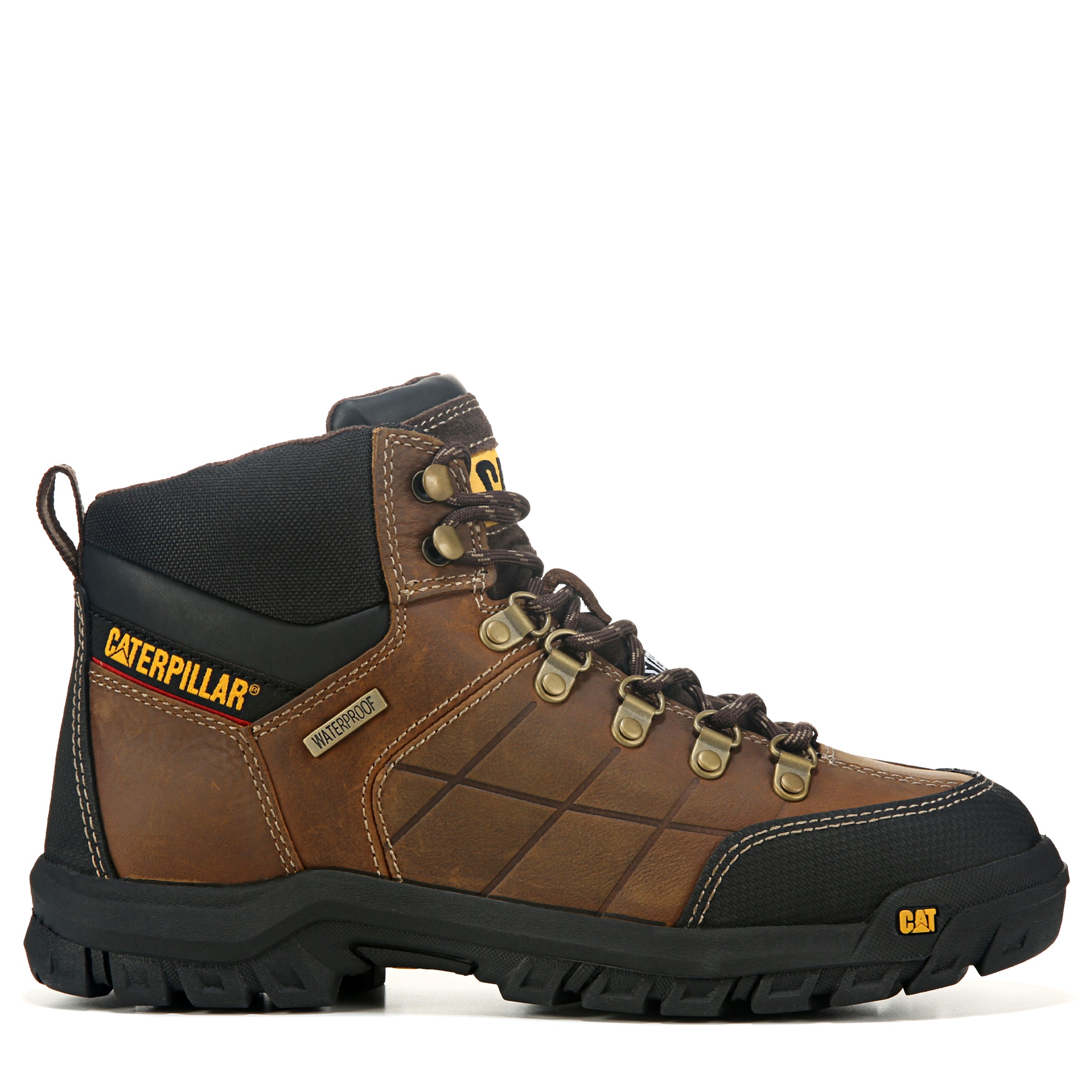 Caterpillar Men s Threshold Steel Toe Waterproof Work Boot Famous Footwear