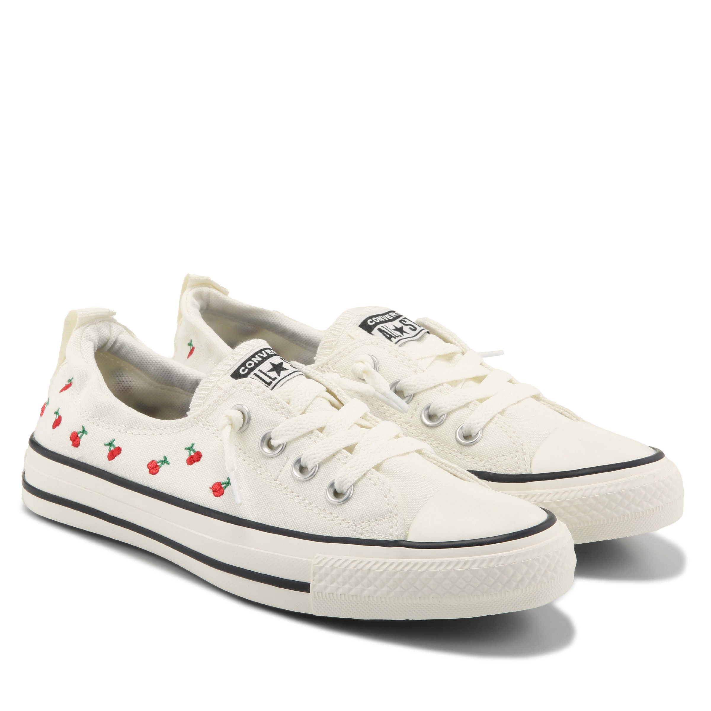 Converse all star slip shops on white