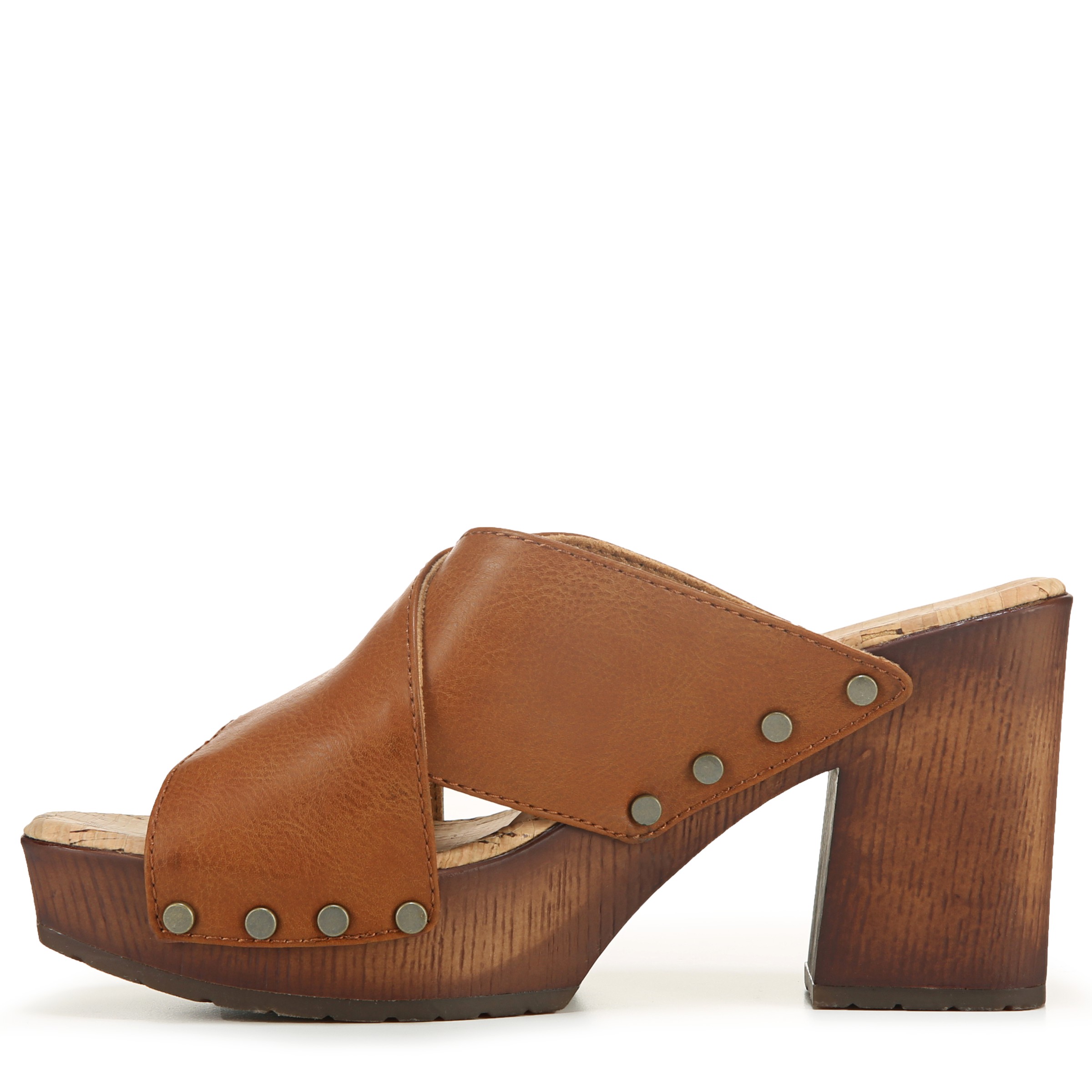KORKS Women's Lynda Wood Dress Sandal | Famous Footwear