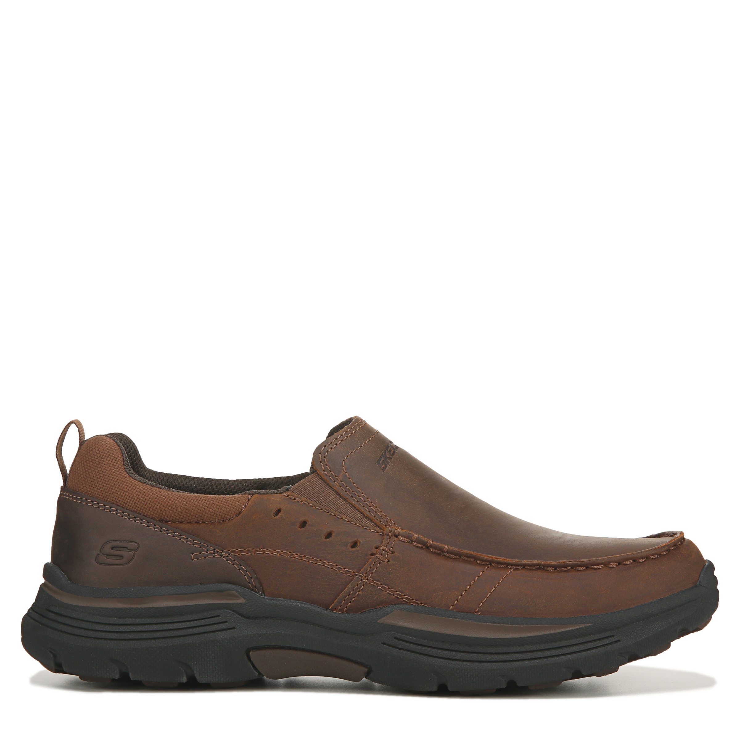 Skechers Men's Seveno Leather Slip On, Loafers and Oxfords 