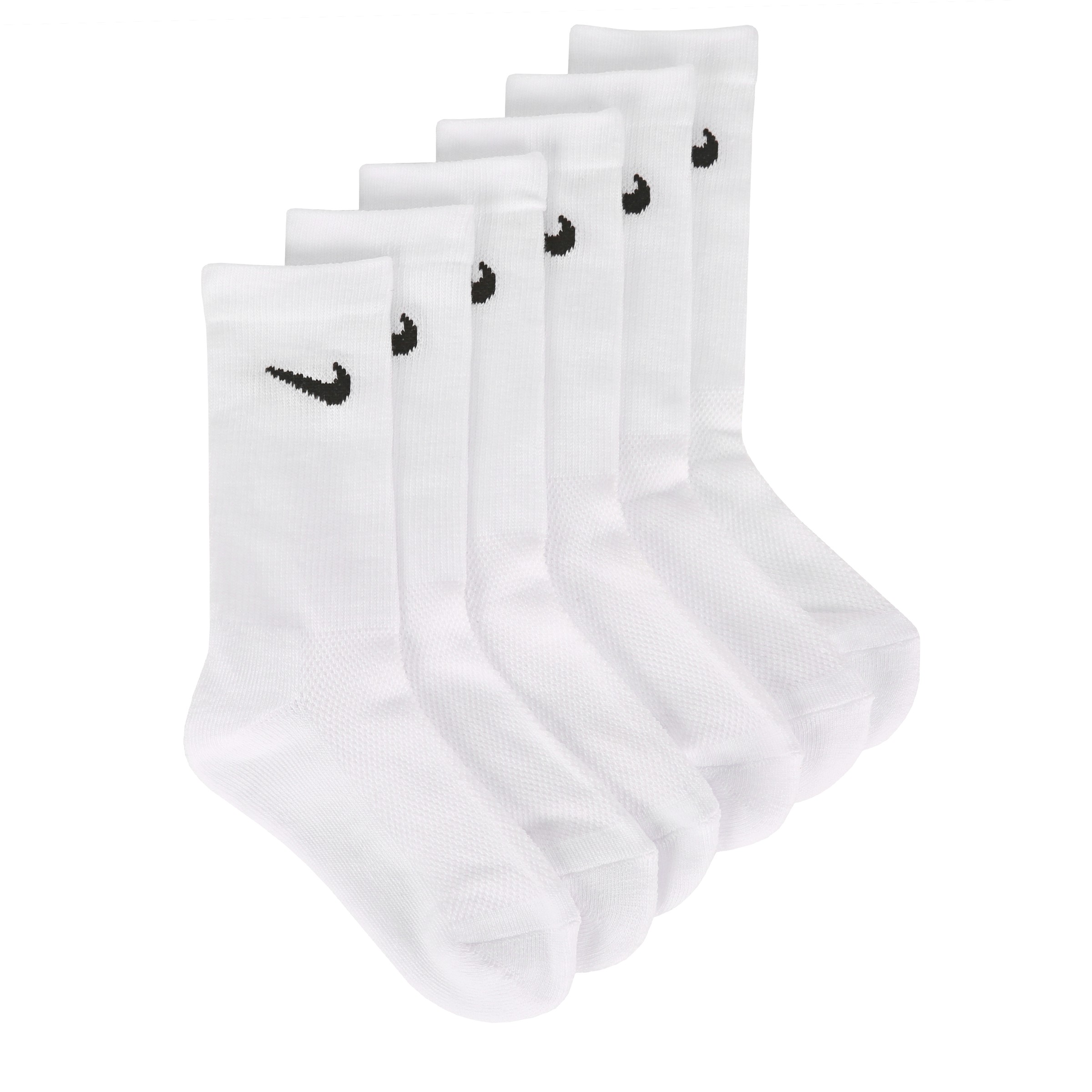 Boys white nike fashion socks