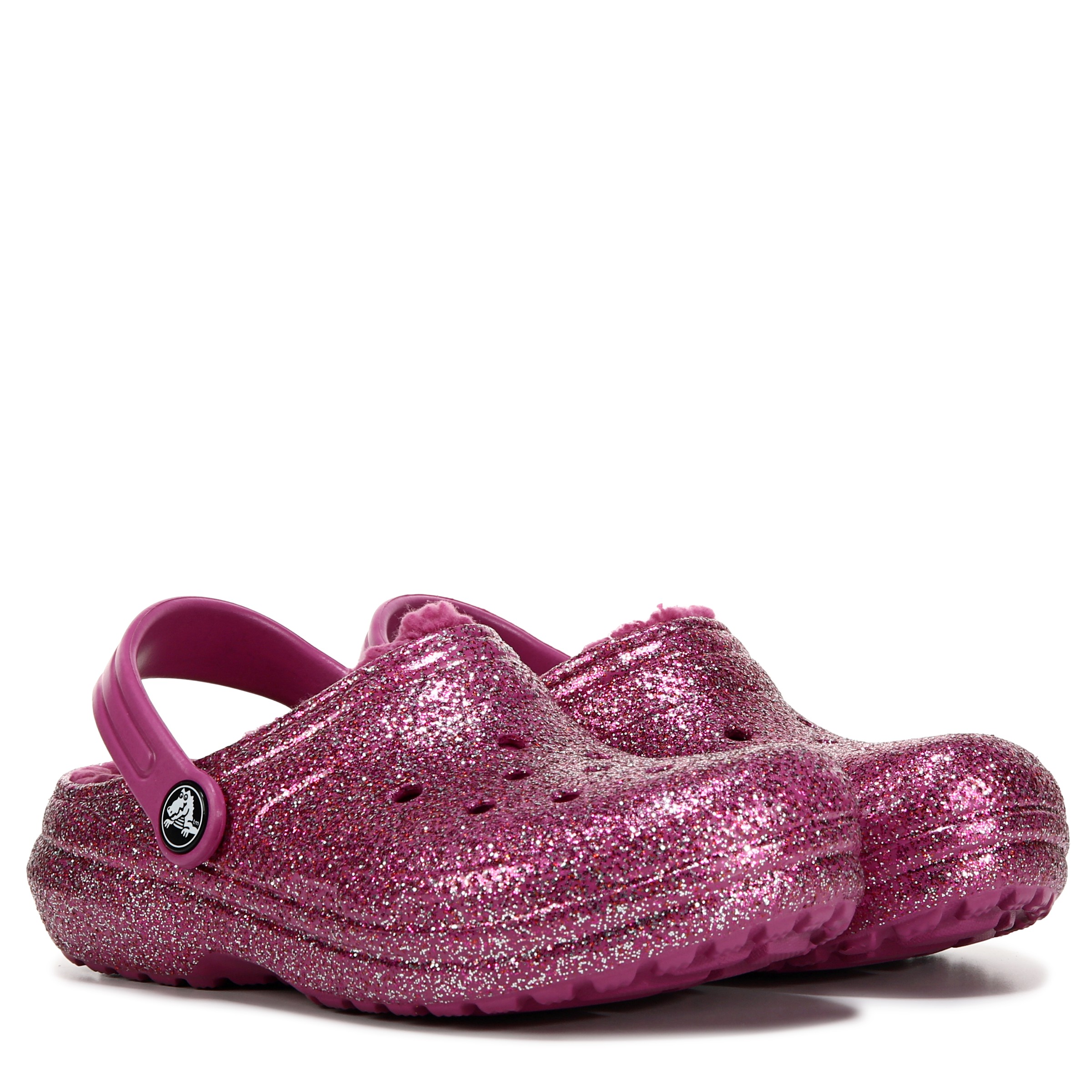 Crocs Kids' Classic Fuzz Lined Clog Little Kid | Famous Footwear
