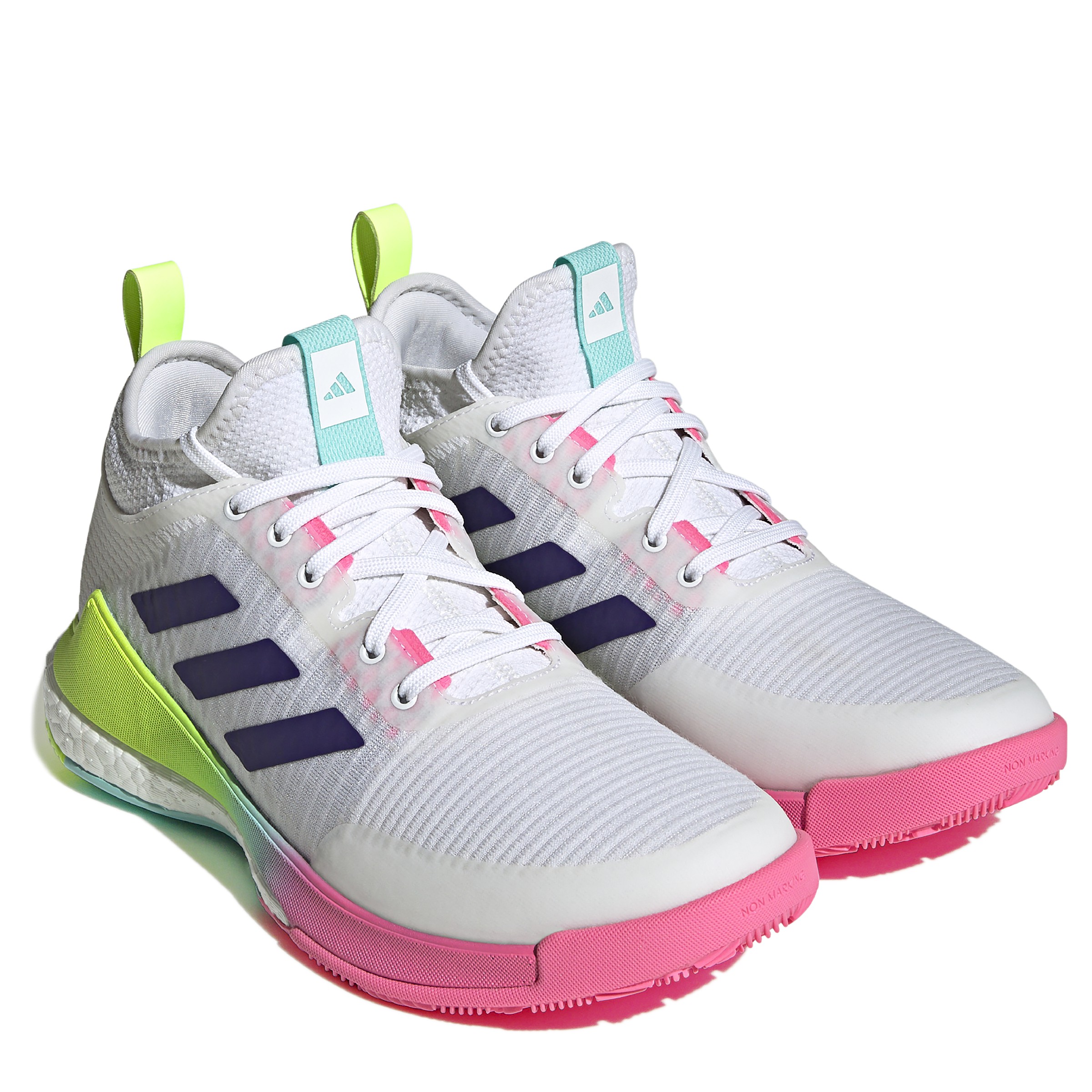 adidas Women's Crazyflight Mid Volleyball Shoe | Famous