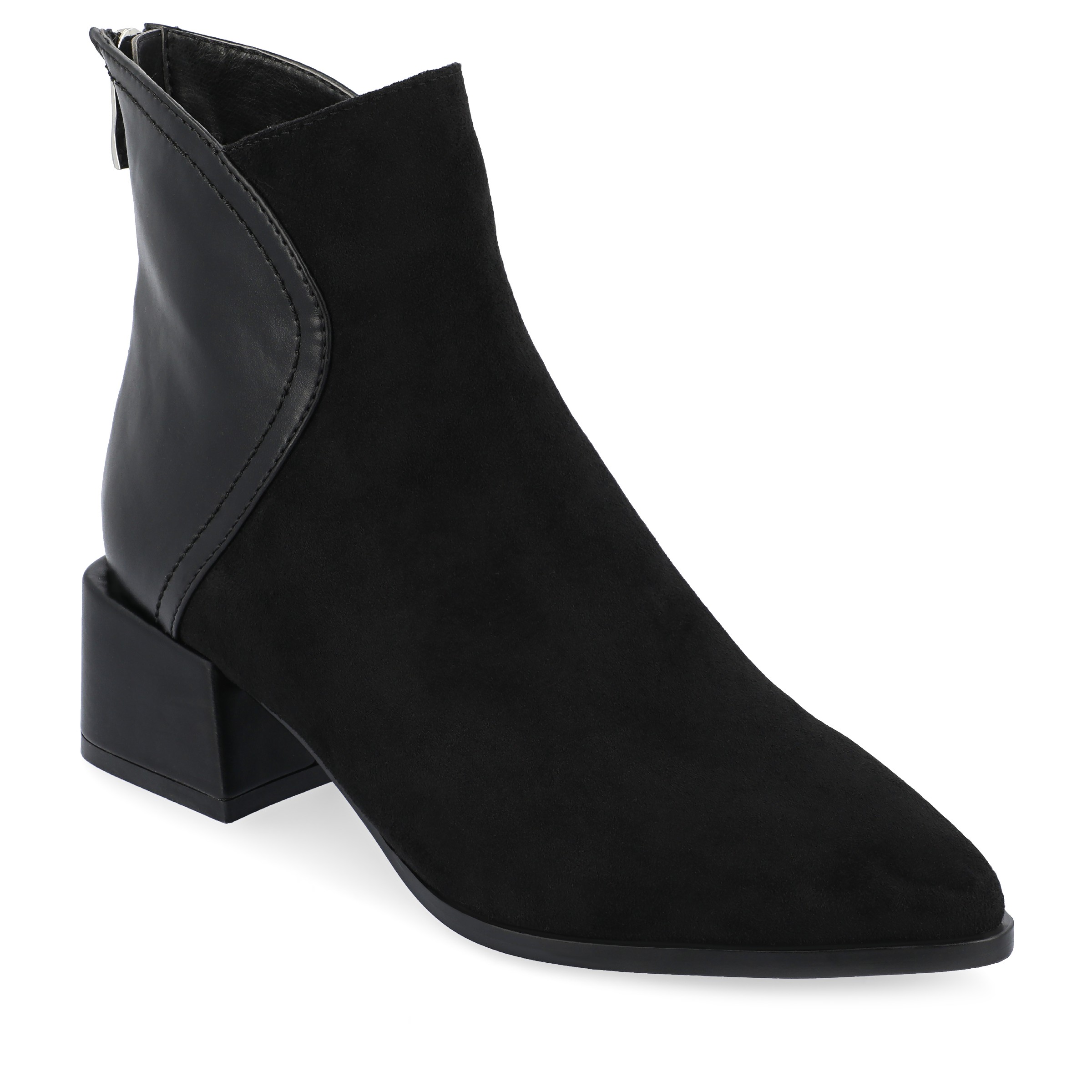 Journee Collection Women's Consuello Block Heel Ankle Boot