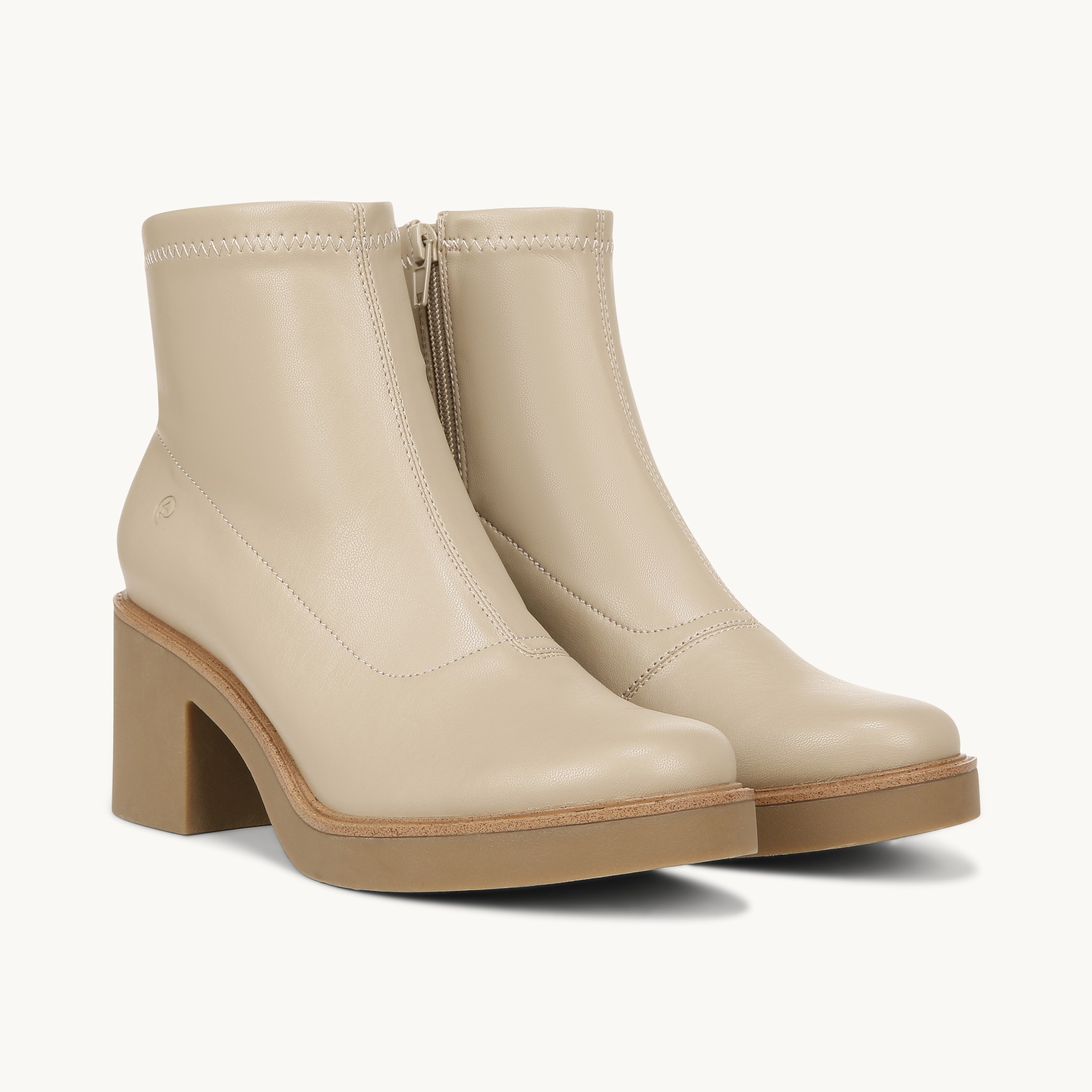 Womens beige ankle on sale boots