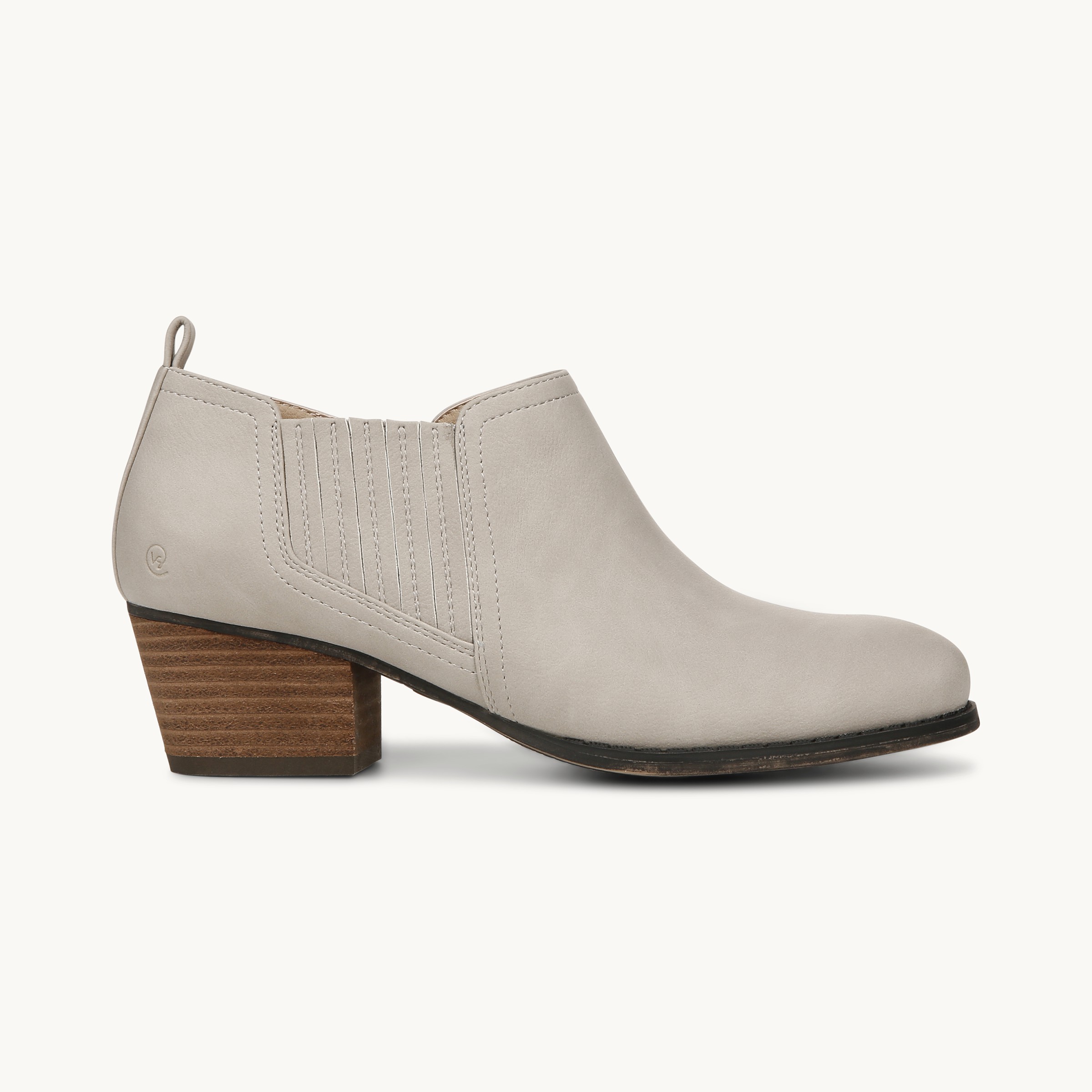 Womens grey hotsell leather booties