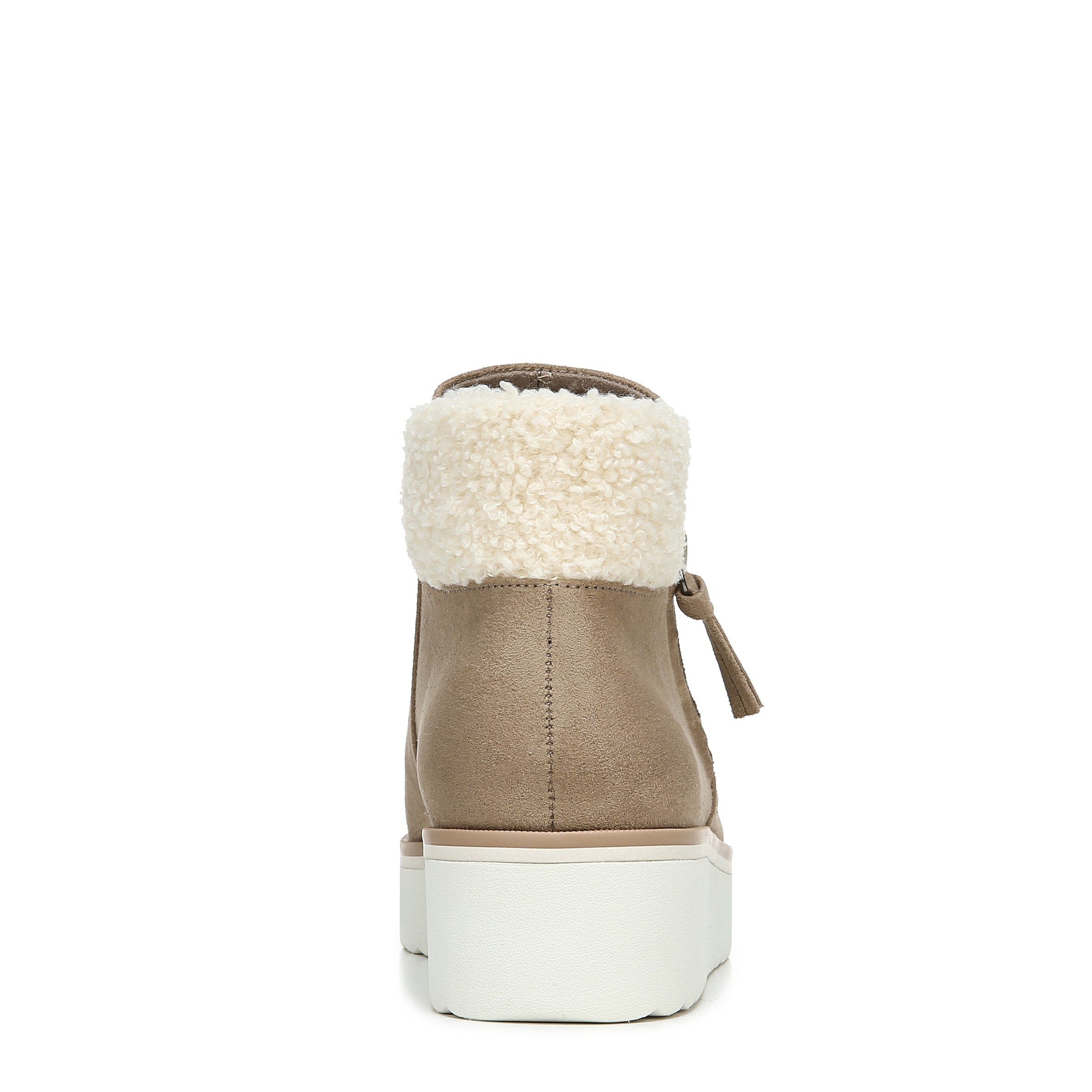 dr scholl's lunar faux shearling bootie