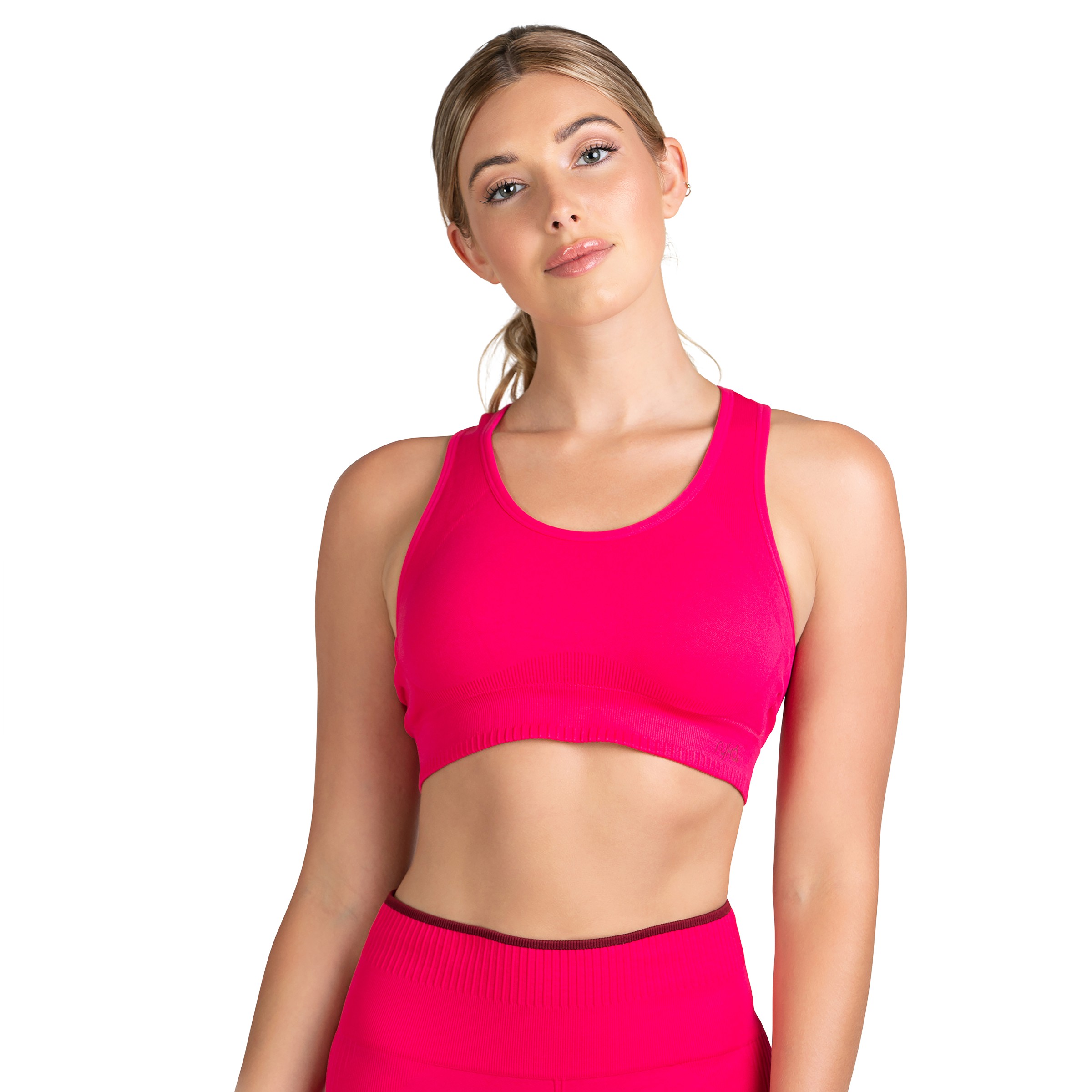 Athletic Adjustable Cami Strap Padded Sports Bra /Removable Pads