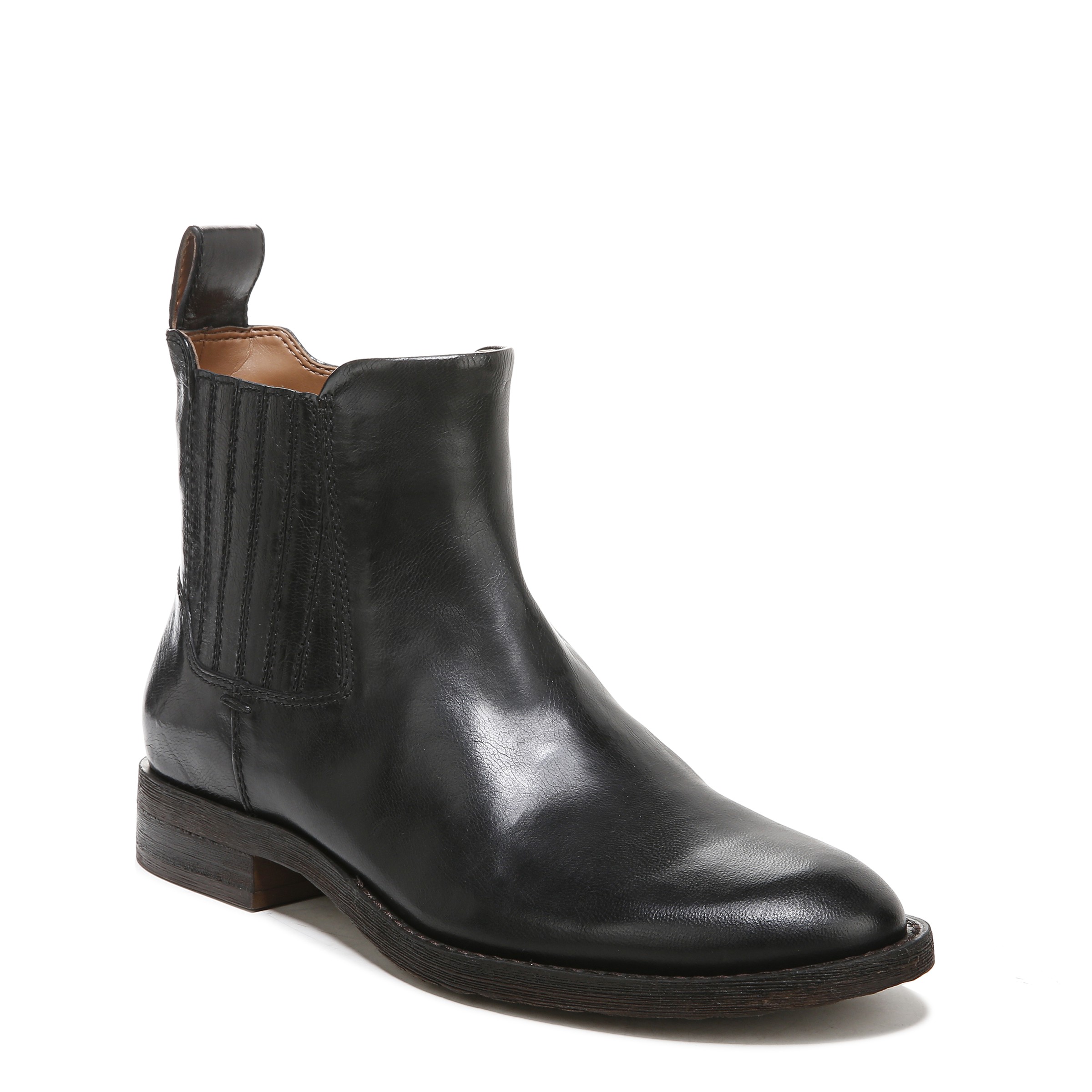 Franco sarto black sale leather ankle boots