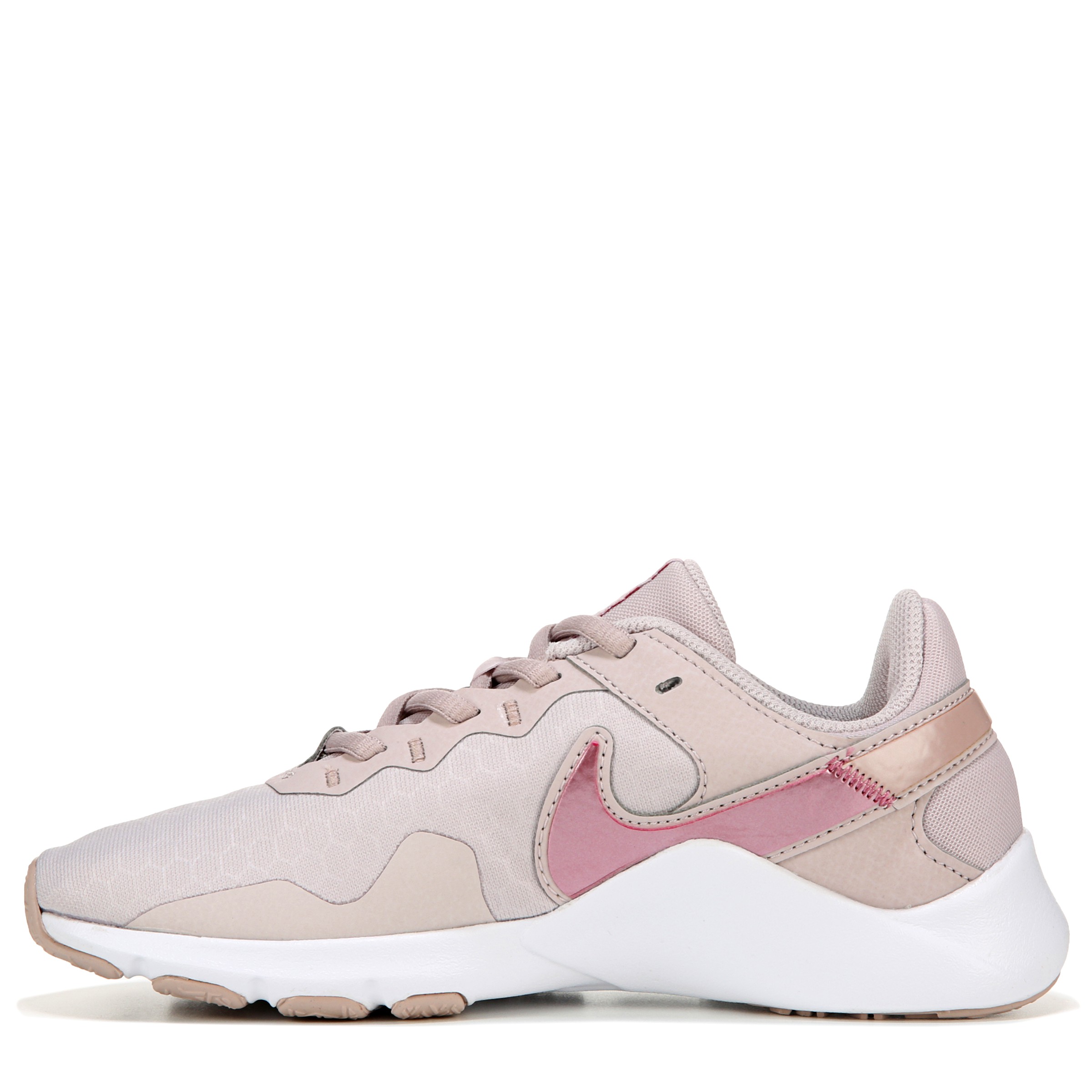 Nike legend essential women's training shoes pink / white best sale