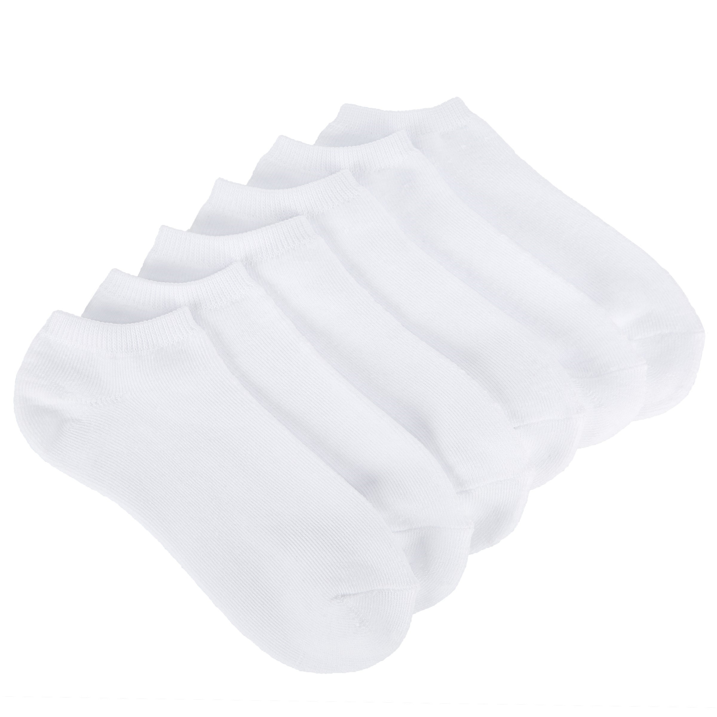 Men's 6 Pack Medium Performance No Show Socks