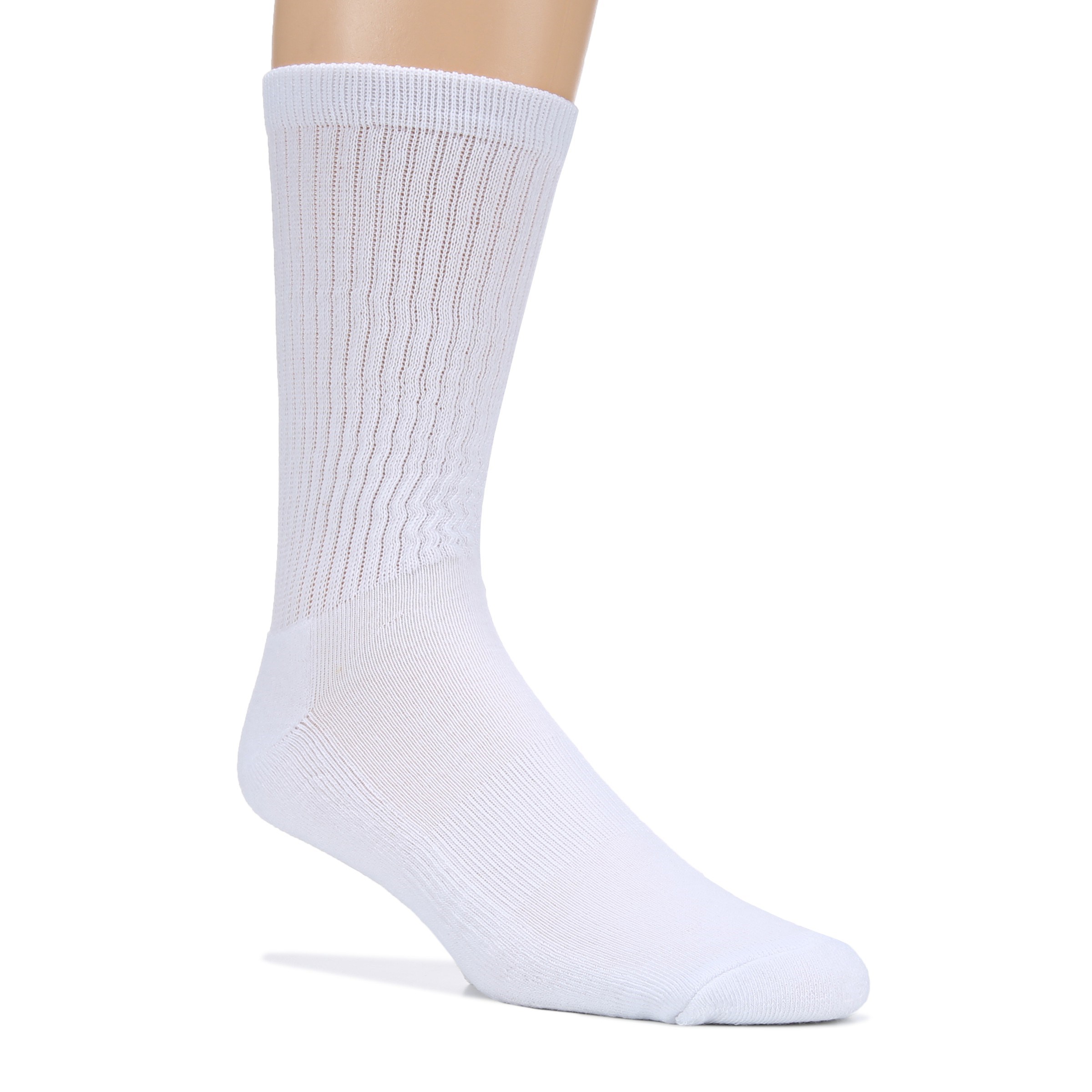 Men's 6 Pack Large Performance Crew Socks