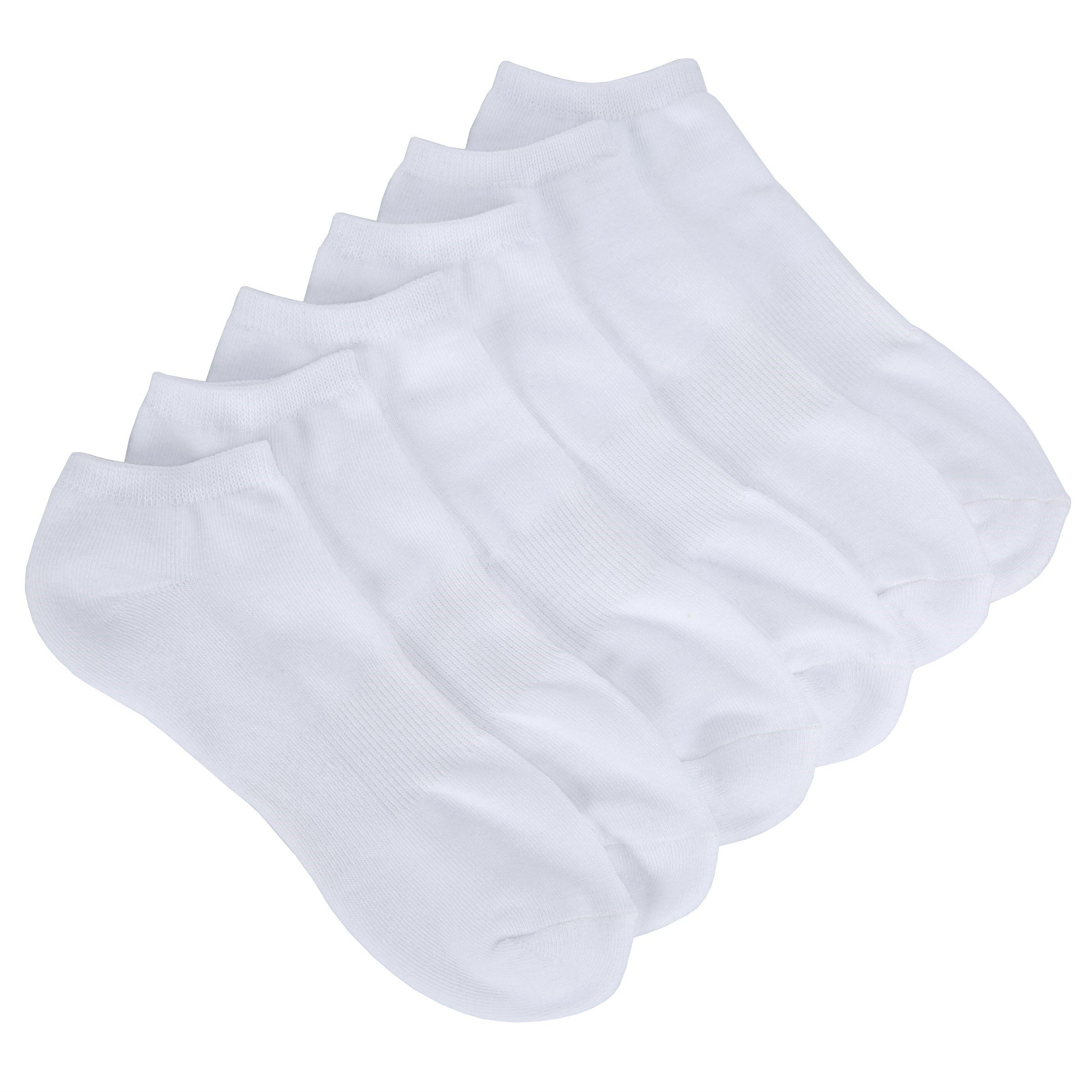 Men's 6 Pack Large Performance No Show Socks