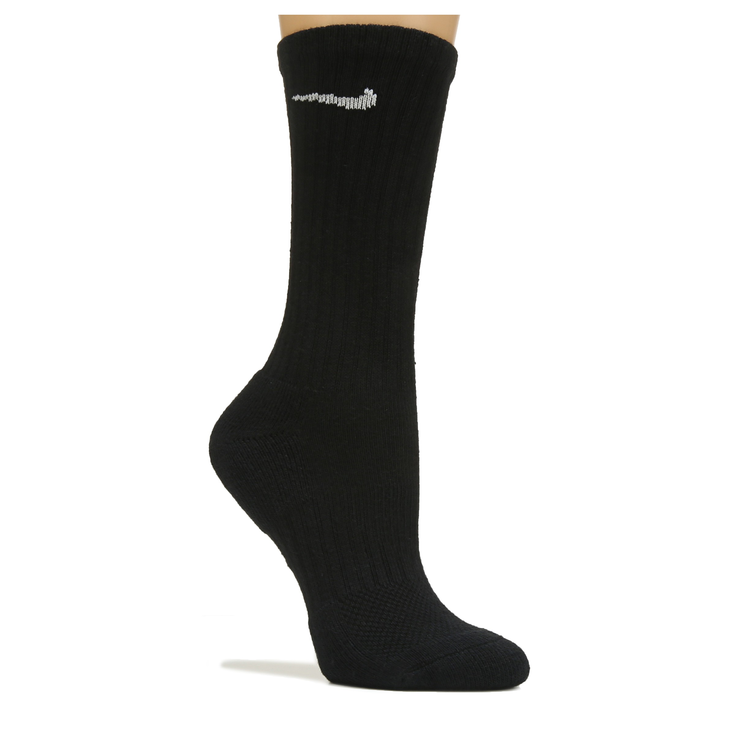 Kids' 6 Pack Youth Medium Cushioned Crew Socks