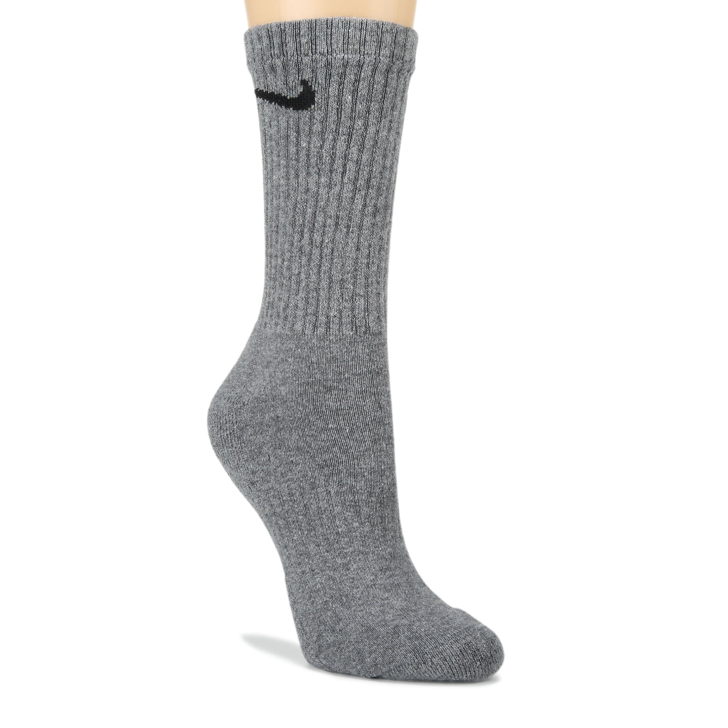 Men's 6 Pack Large Everyday Cushioned Crew Socks