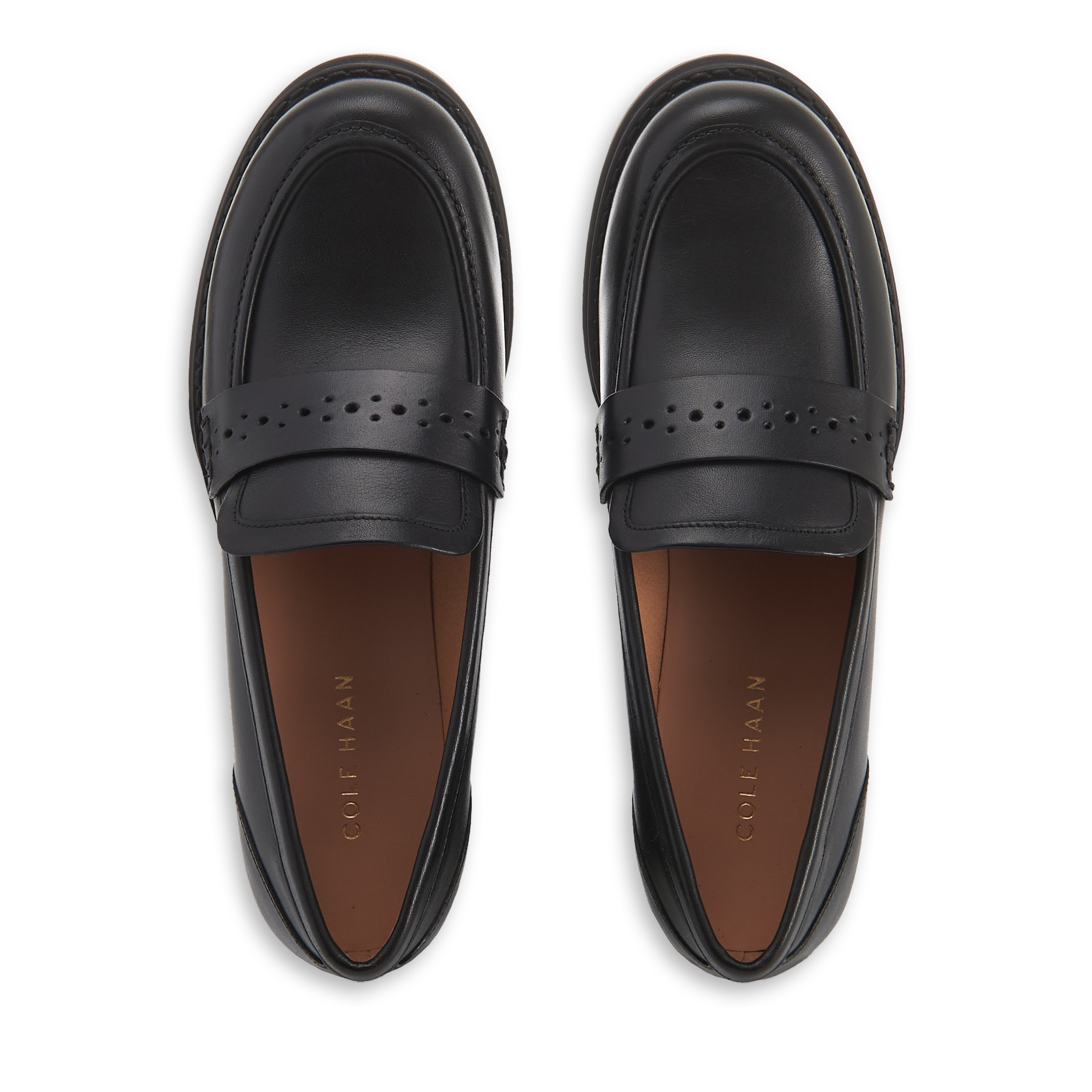 Women's Corrinne Leather Lug Penny Loafer