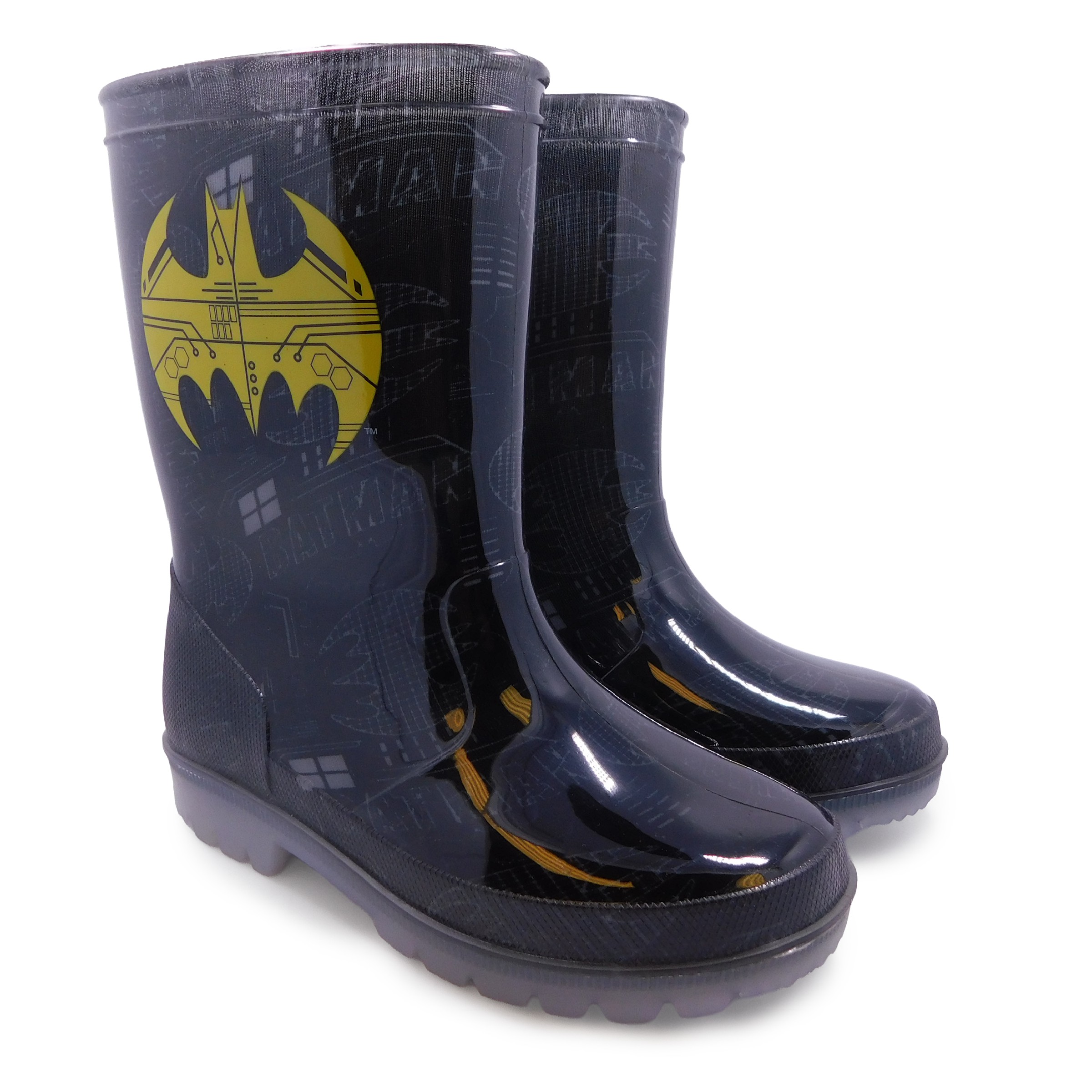 Kids' Batman Light Up Rain Boot Toddler