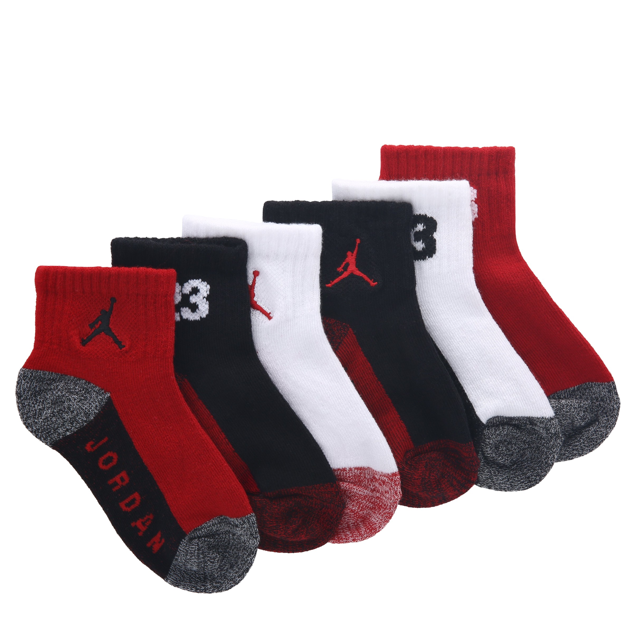 Kids' 6 Pack Toddler Ankle Socks