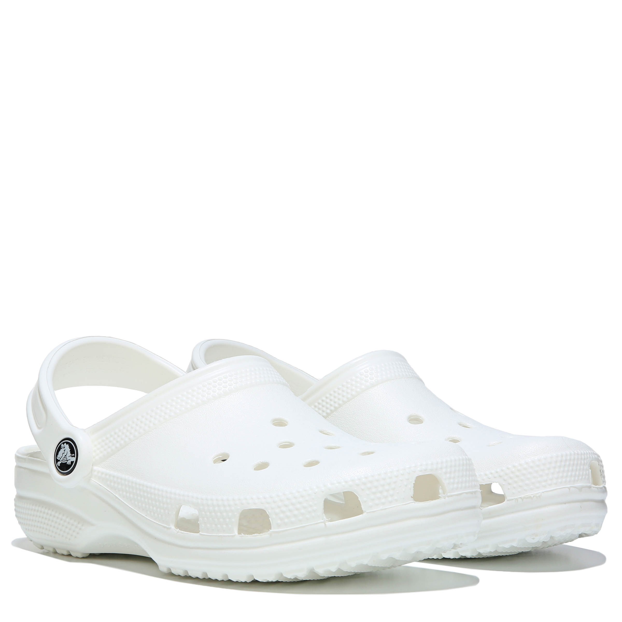 all white crocs