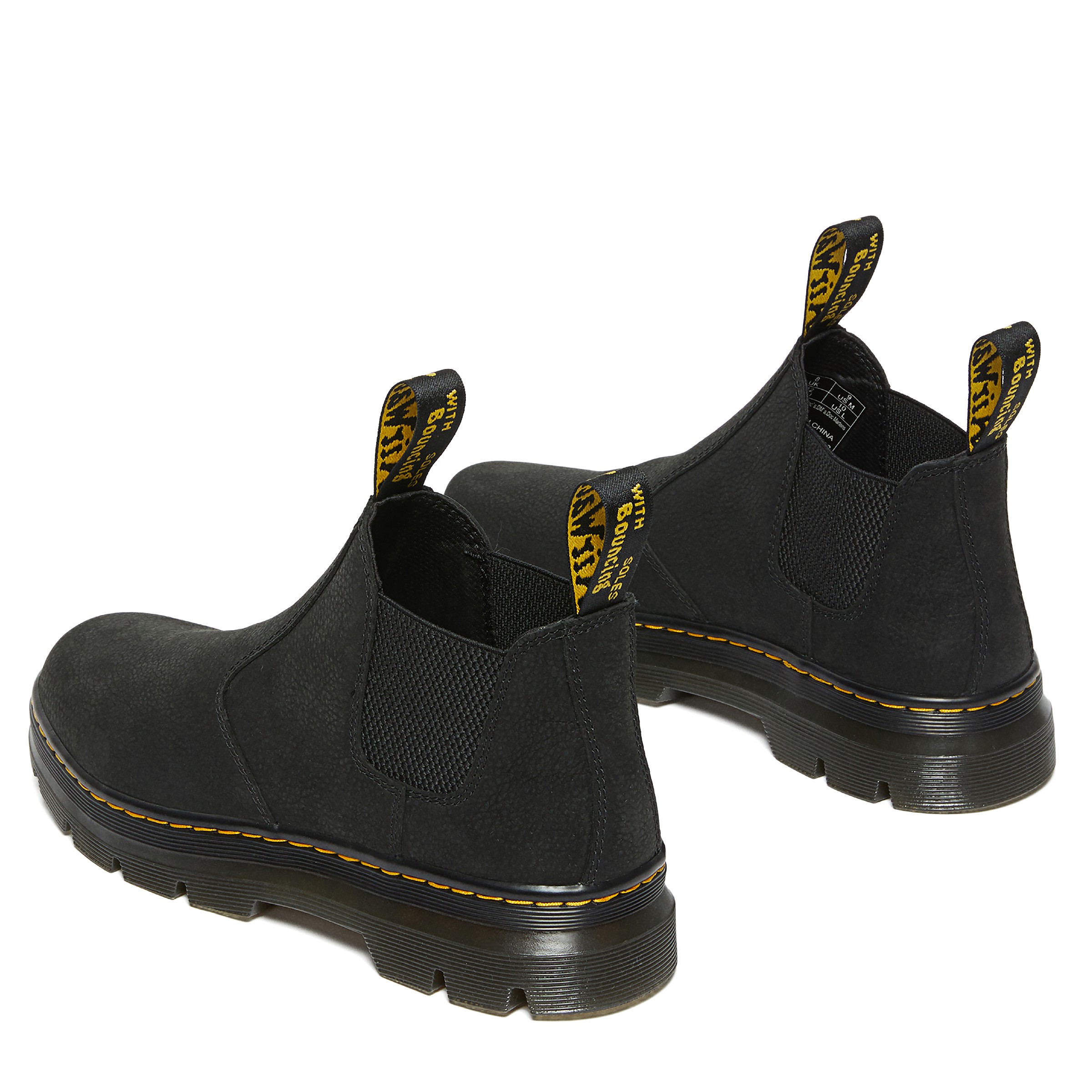 Dr. Martens Men's Hardie Slip Resistant Leather Chelsea Boot