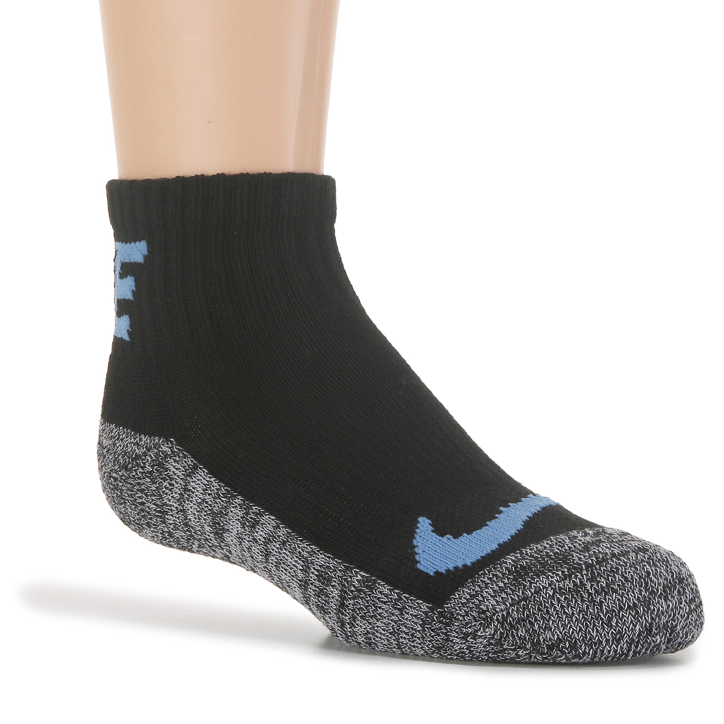 Kids' 6 Pack Youth X-Small Cushioned Ankle Socks