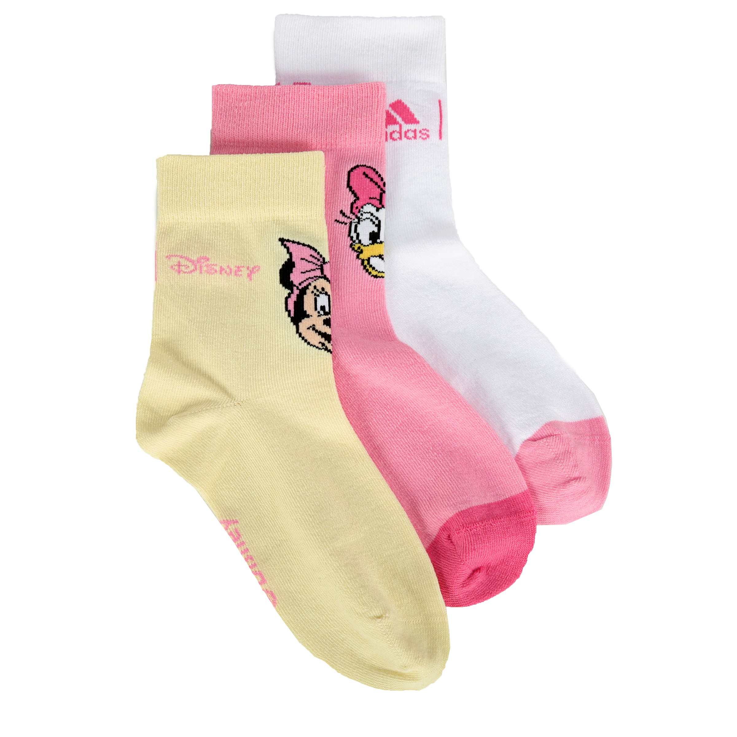 Kids' 3 Pack adidas x Disney Minnie and Daisy Socks